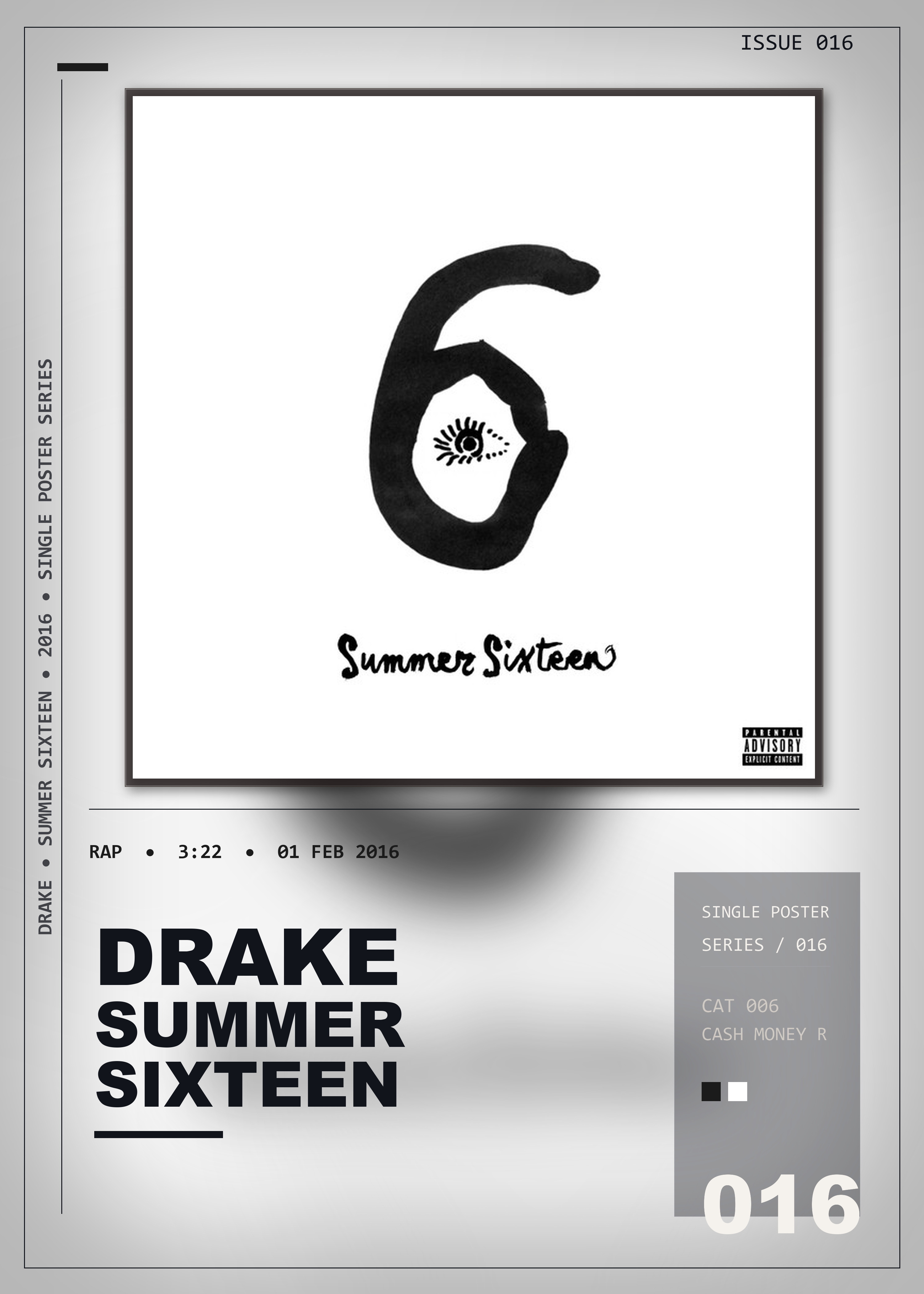 Music poster: Drake - Summer Sixteen