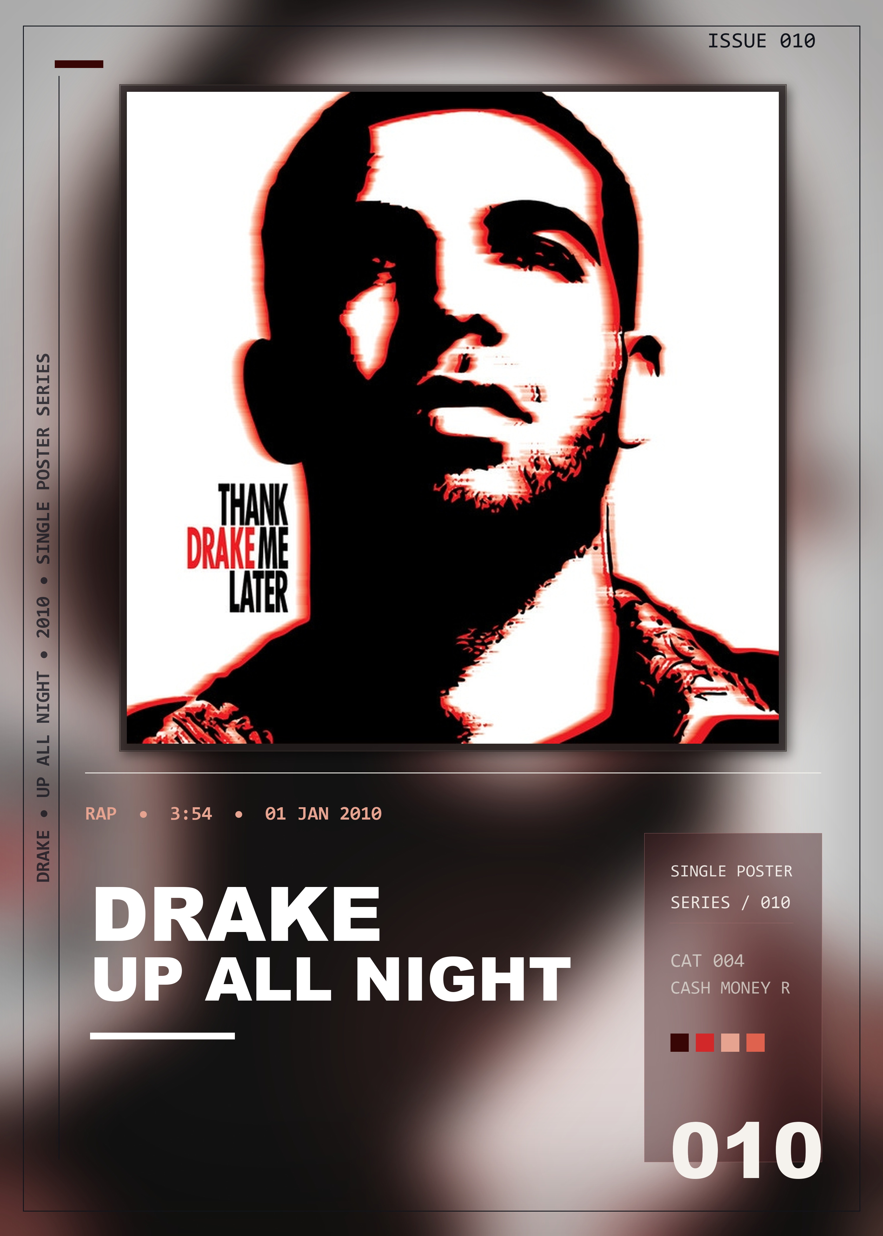 Music poster: Drake - Up All Night