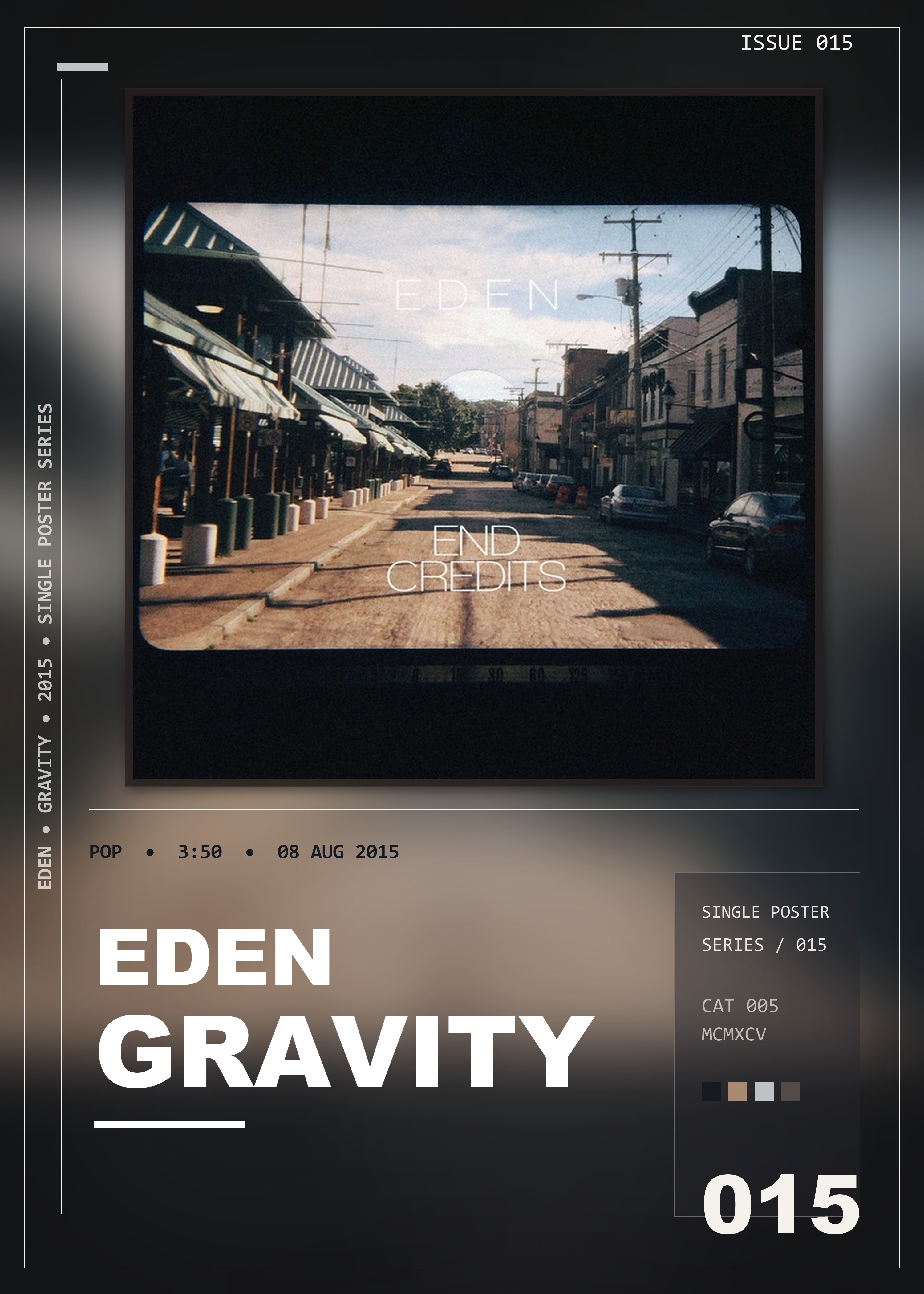 Music poster: EDEN - Gravity