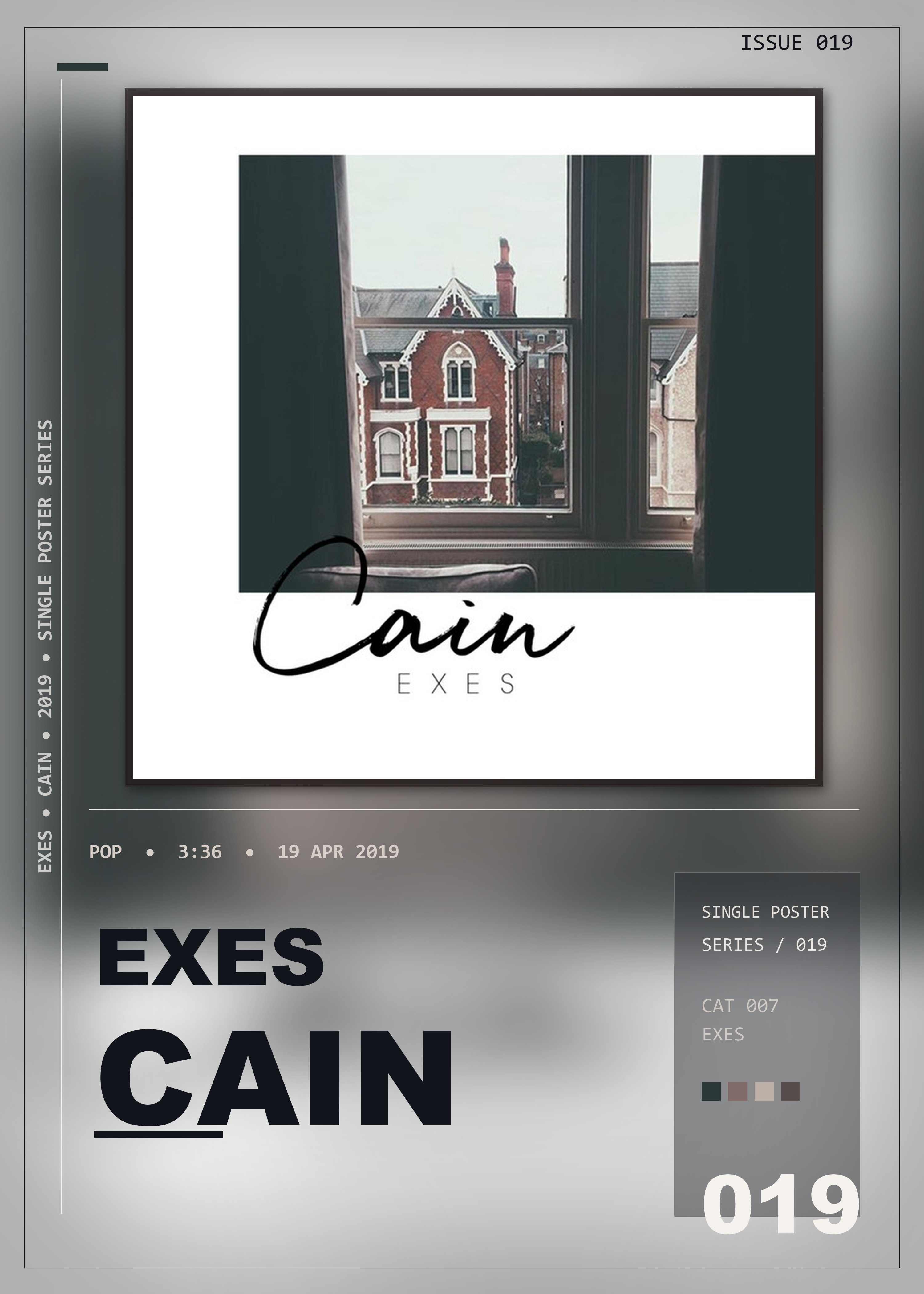 Music poster: EXES - Cain