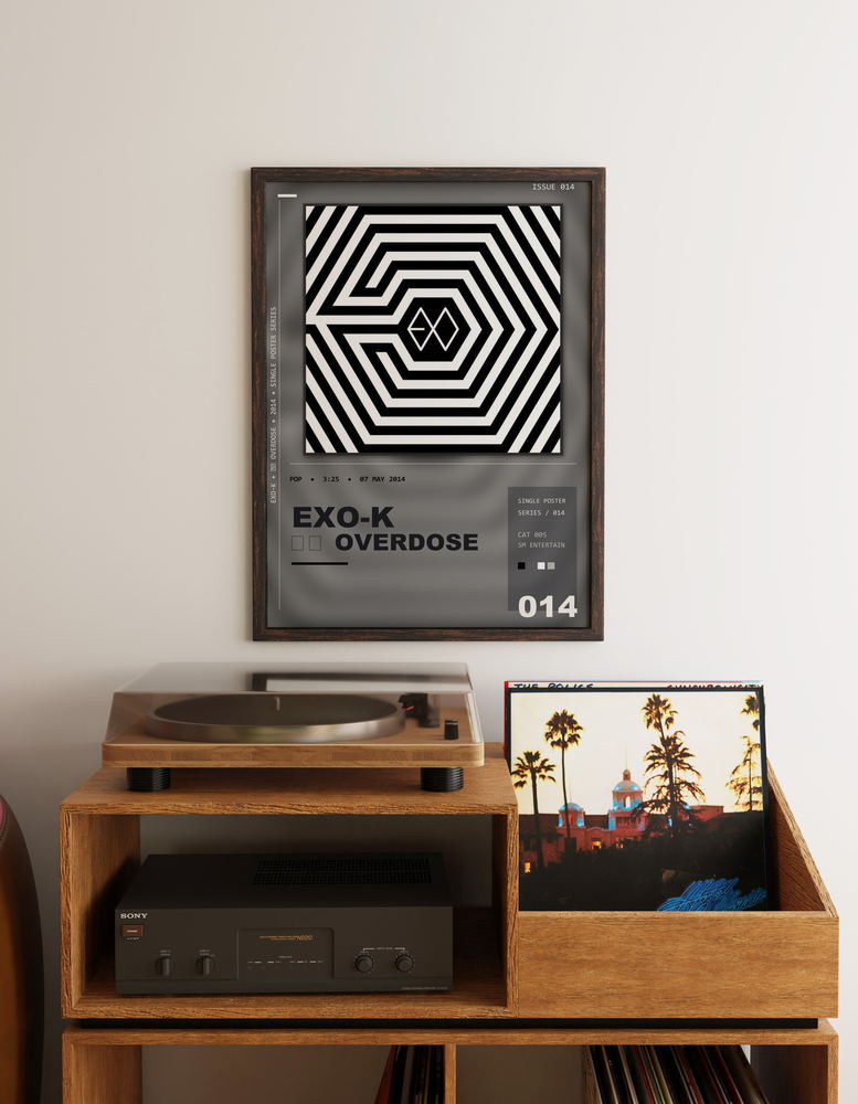 Music poster: EXO-K - 중독 Overdose