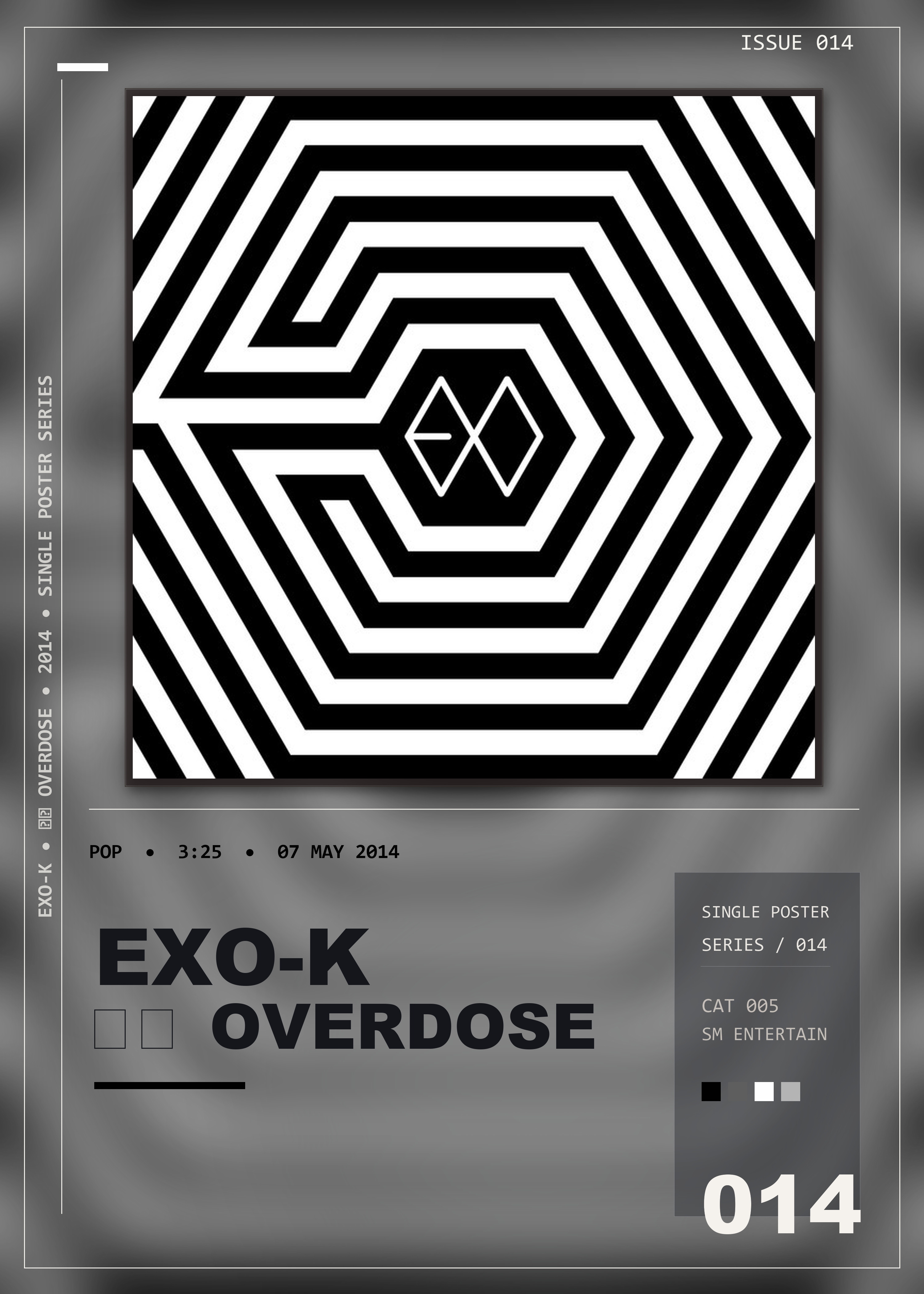 Music poster: EXO-K - 중독 Overdose