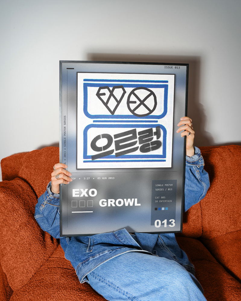 Music poster: EXO - 으르렁 Growl