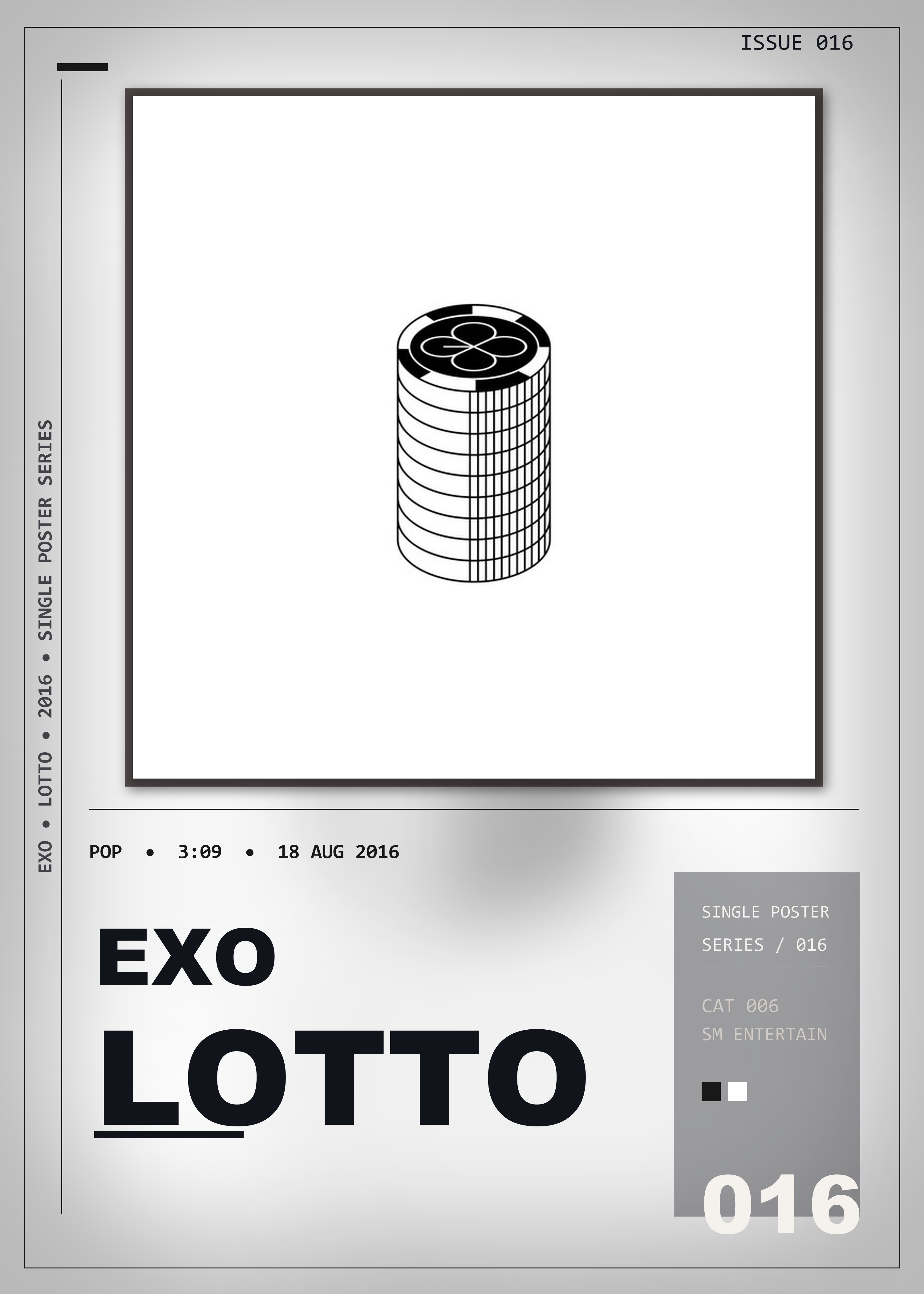 Music poster: EXO - Lotto