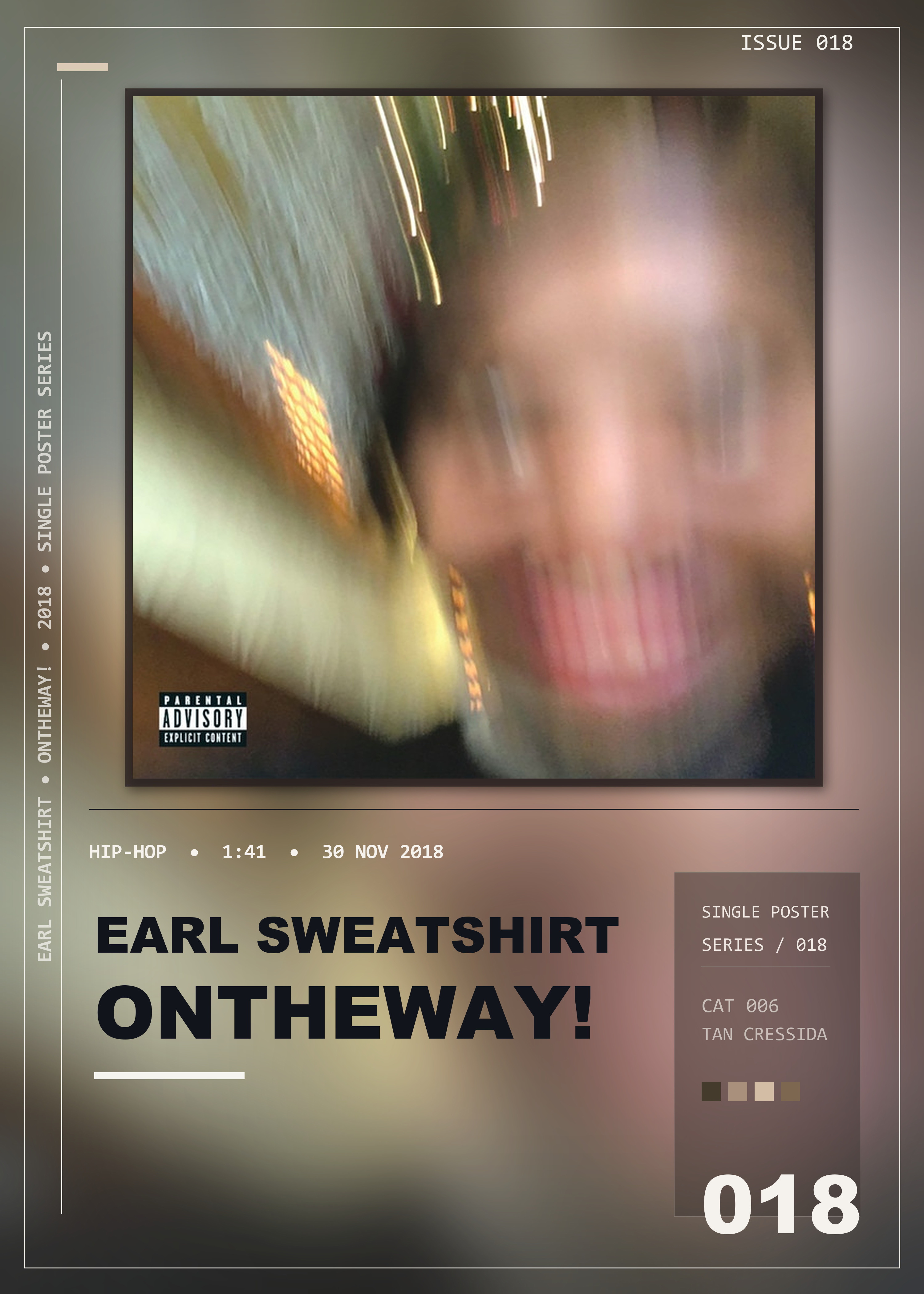 Music poster: Earl Sweatshirt - Ontheway