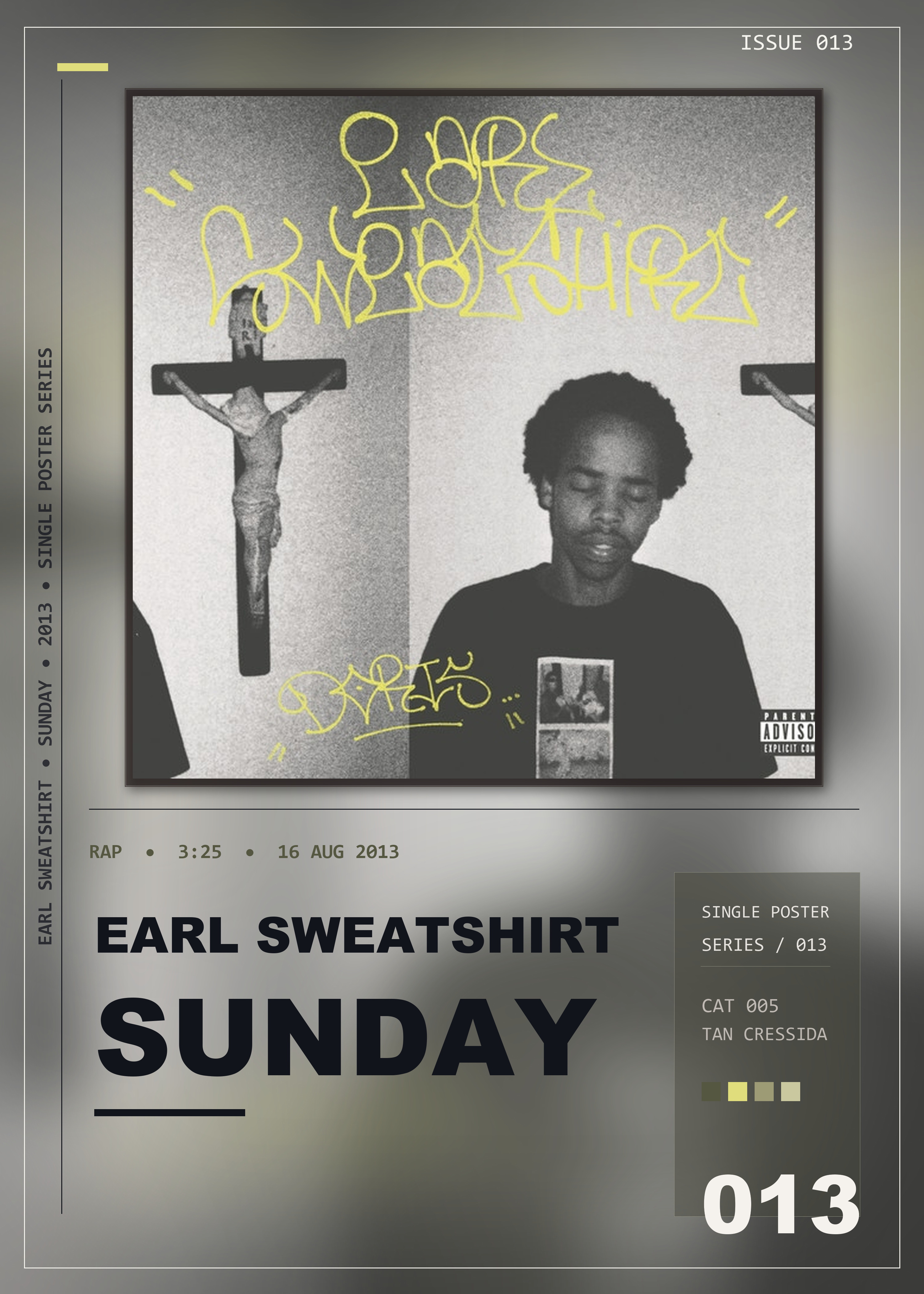 Music poster: Earl Sweatshirt - Sunday