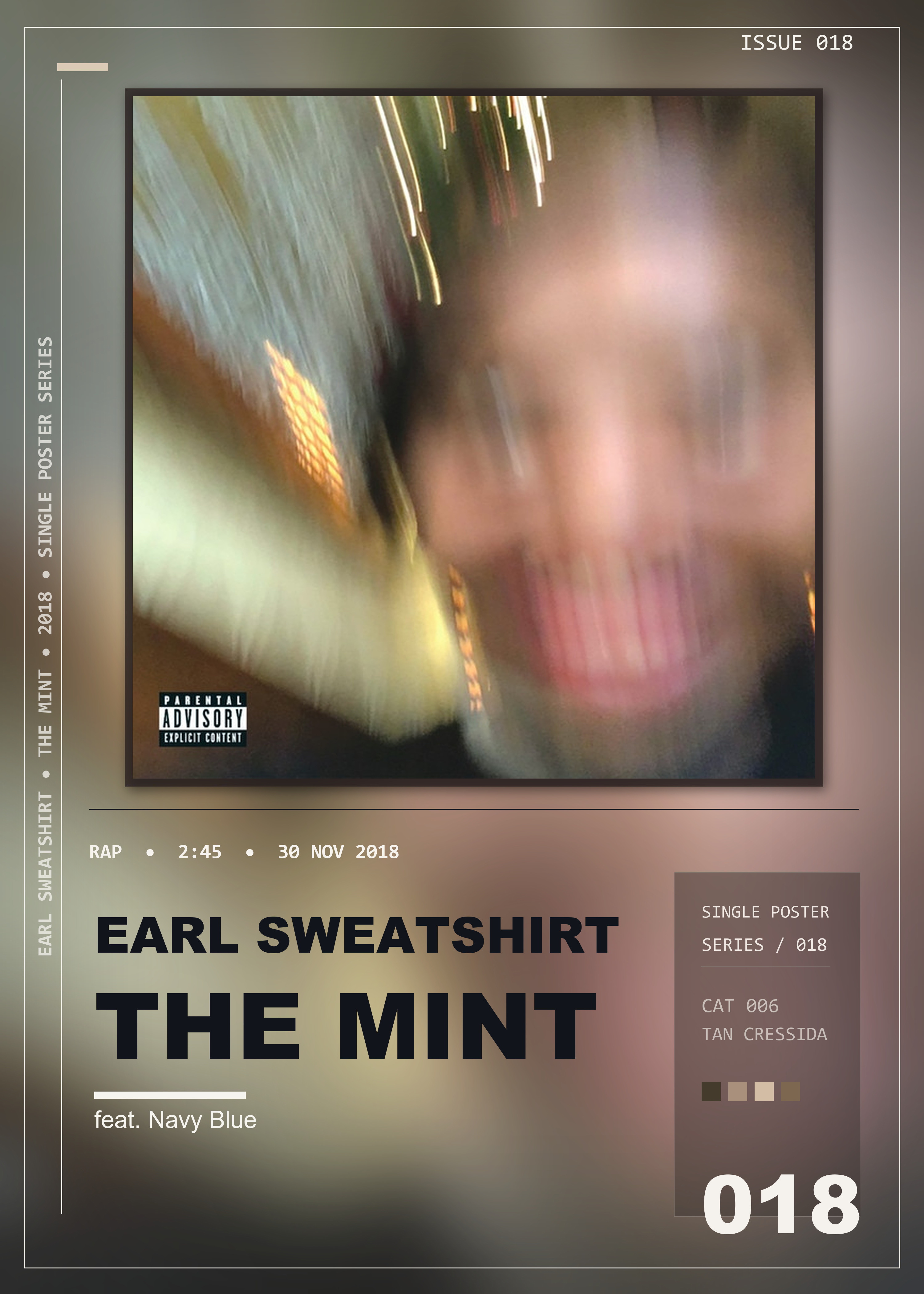 Music poster: Earl Sweatshirt - The Mint feat Navy Blue