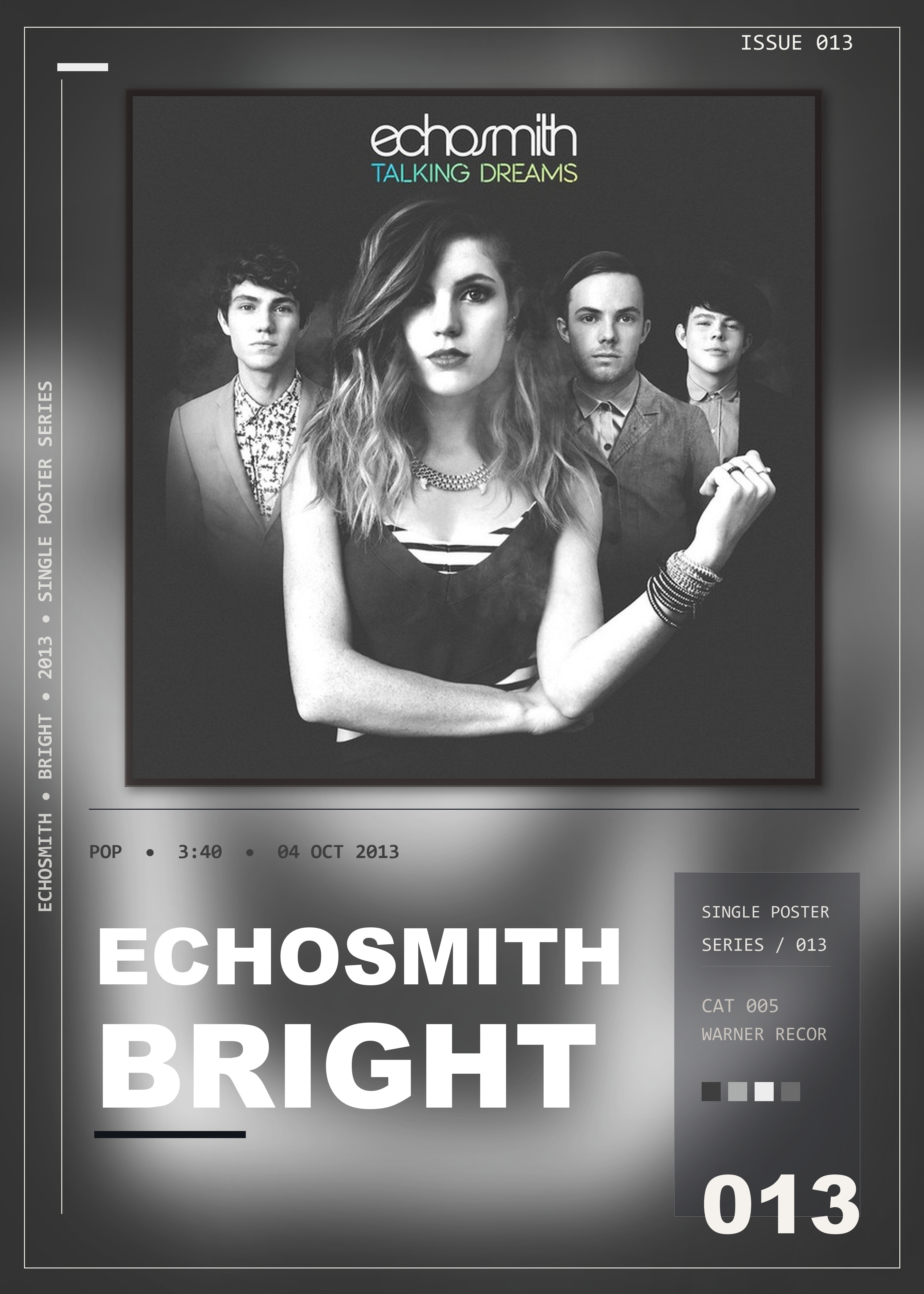 Music poster: Echosmith - Bright