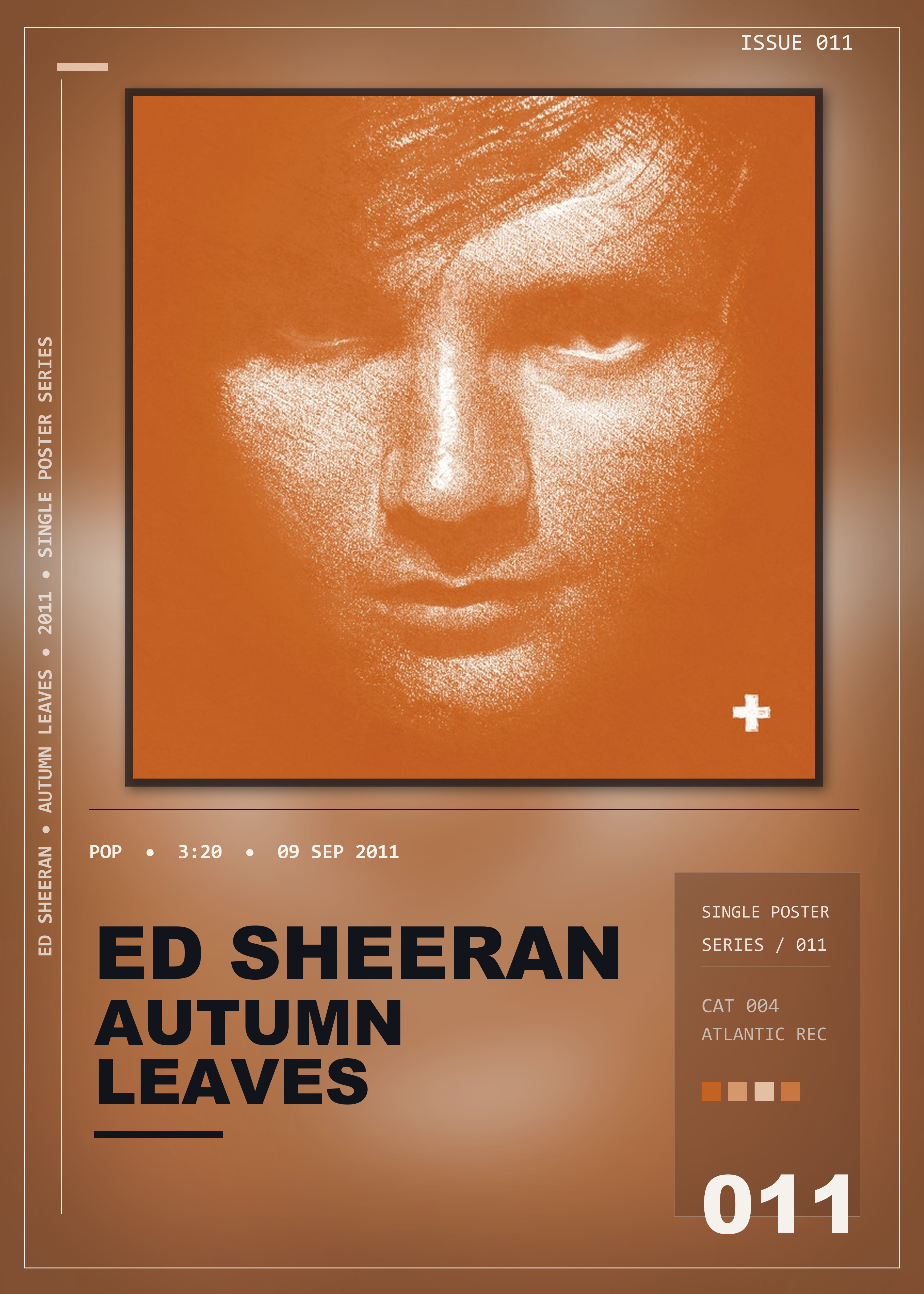 Music poster: Ed Sheeran - Autumn Leaves