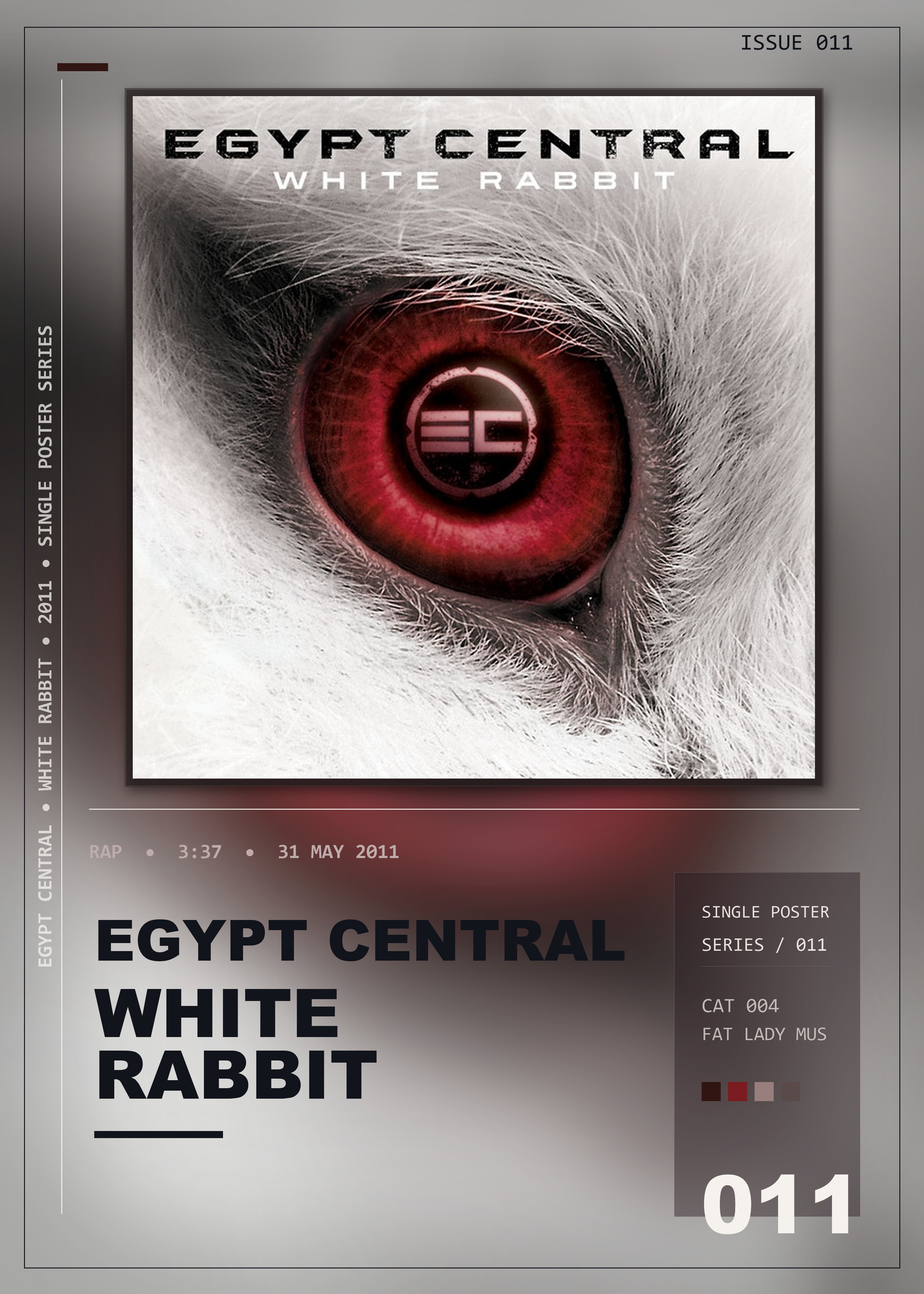 Music poster: Egypt Central - White Rabbit