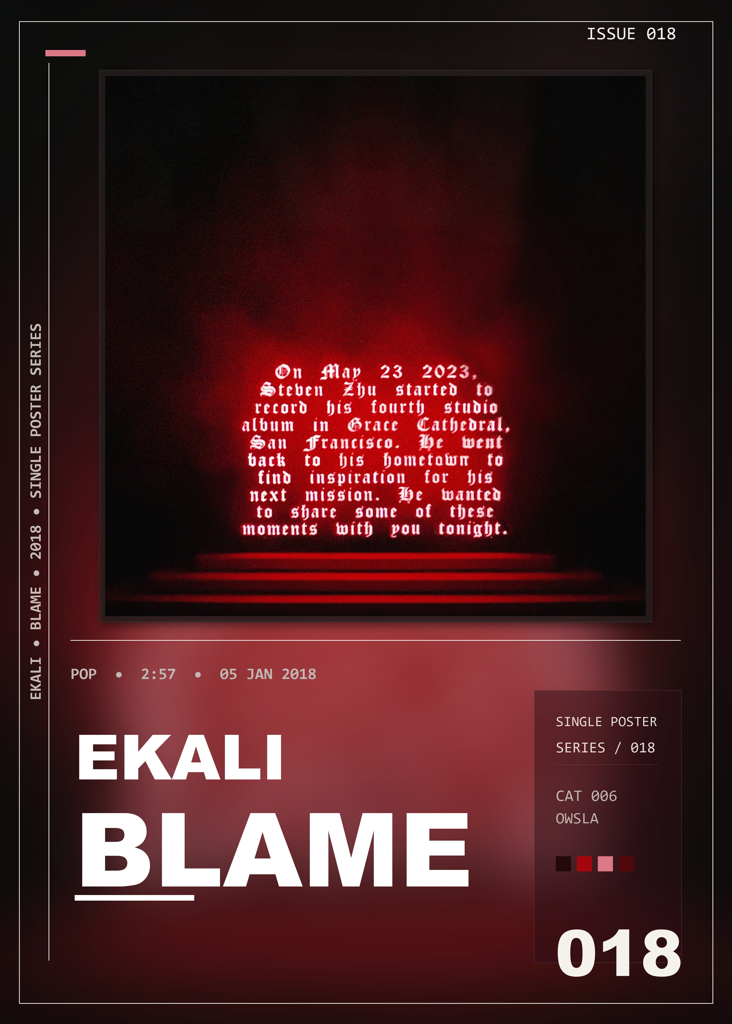 Music poster: Ekali - Blame
