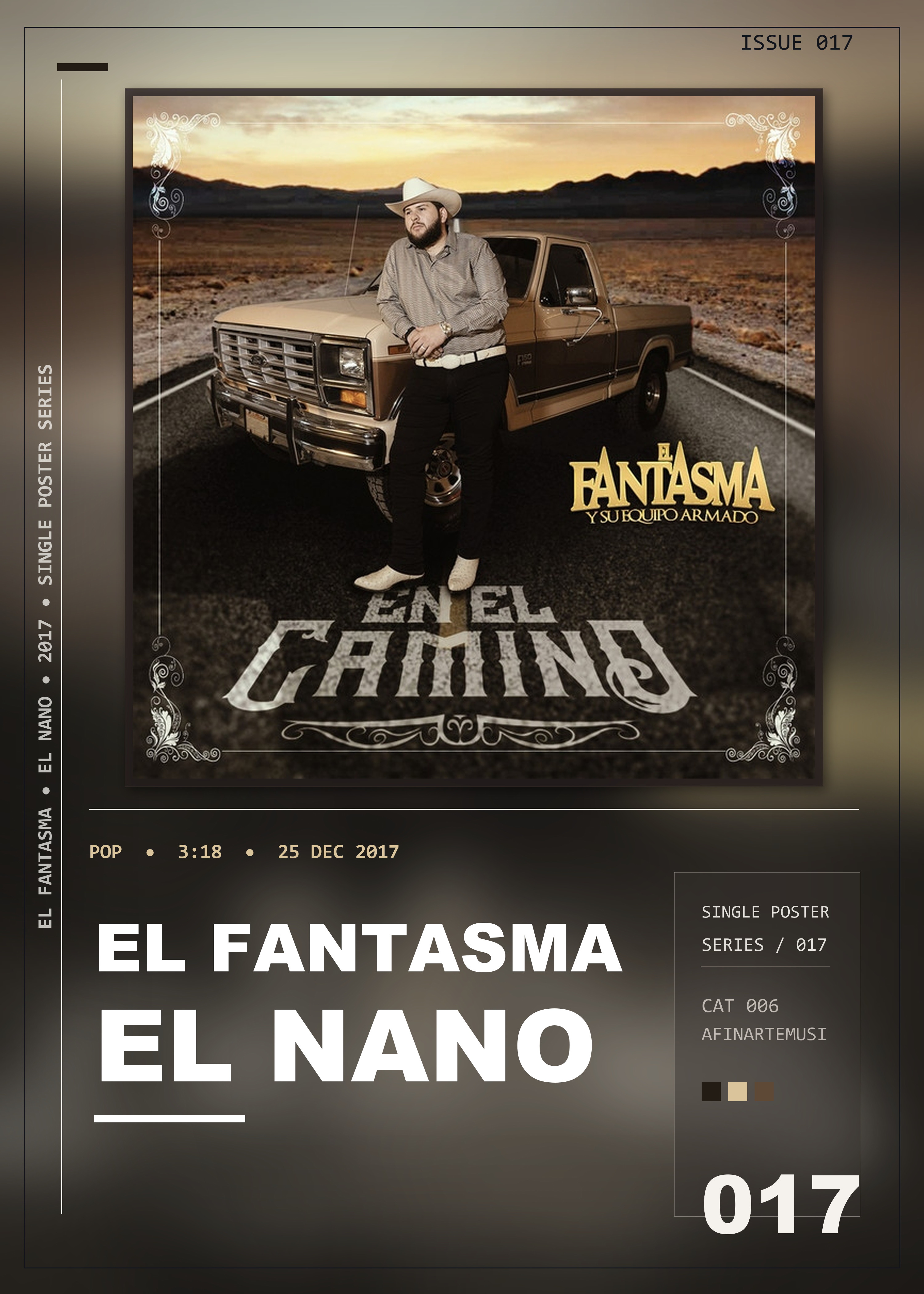 Music poster: El Fantasma - El Nano Version Estudio