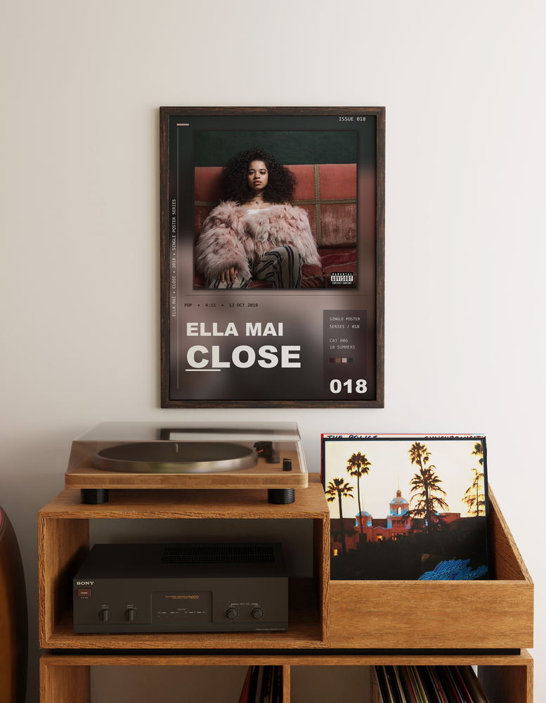 Music poster: Ella Mai - Close