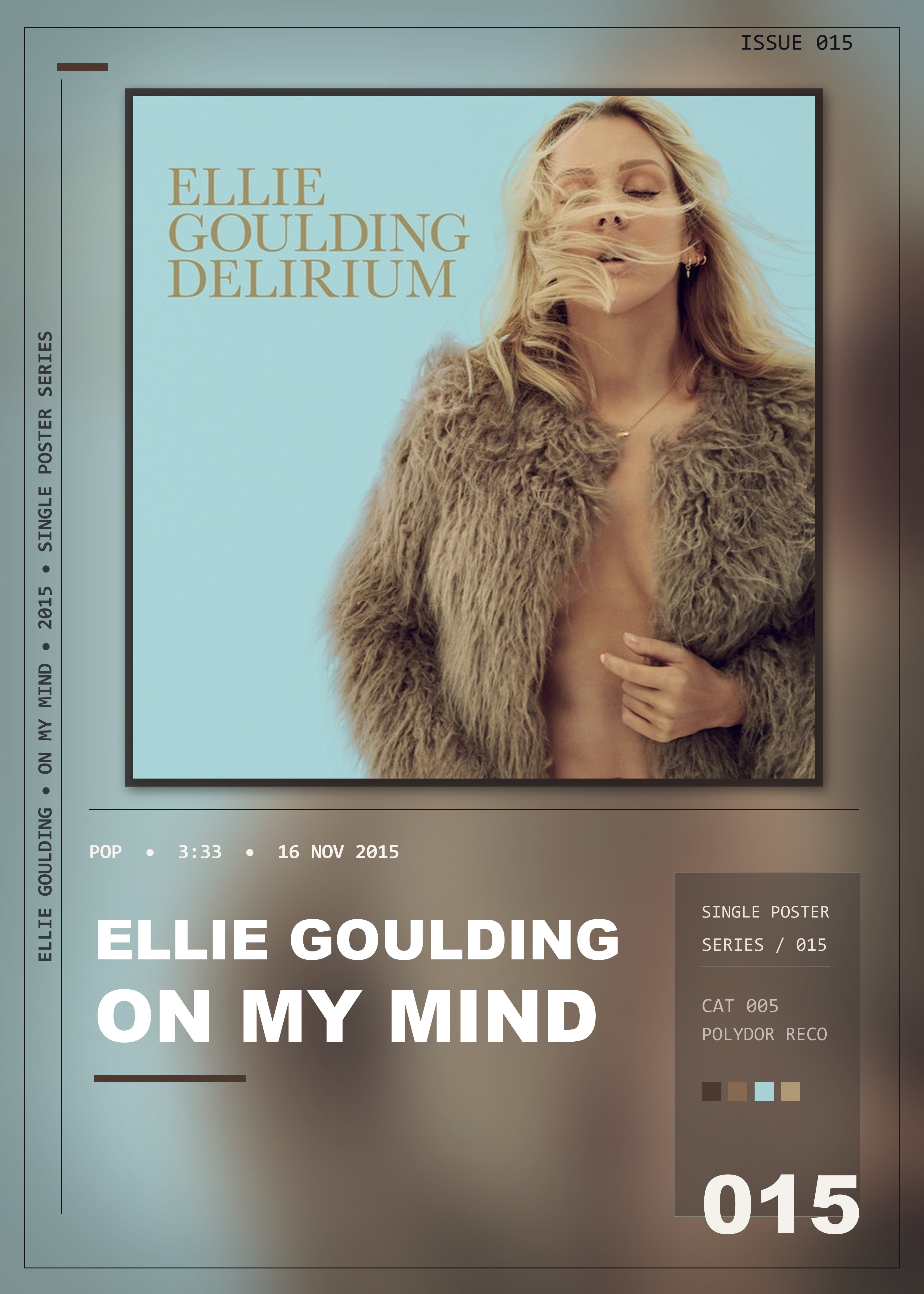 Music poster: Ellie Goulding - On My Mind