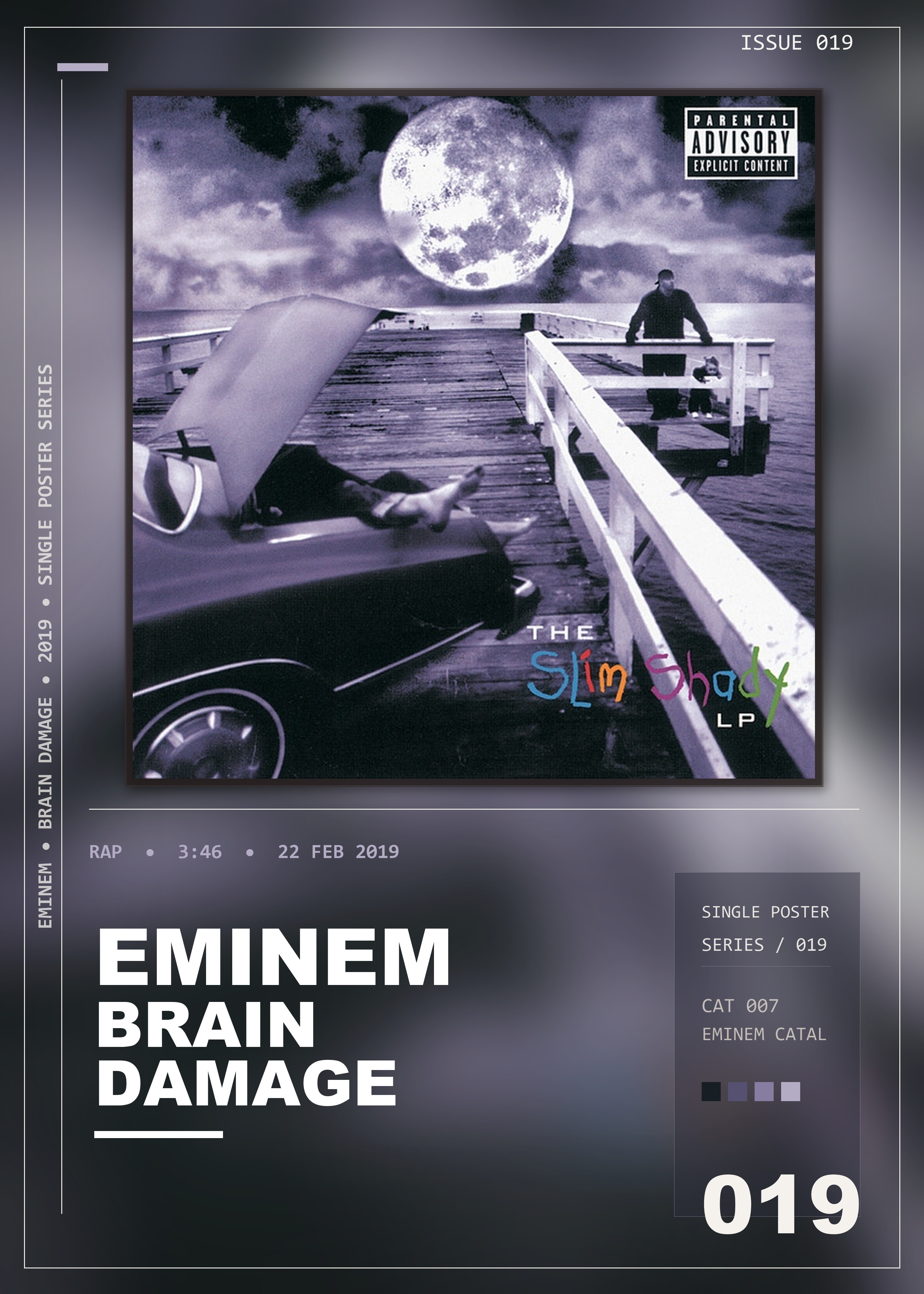 Music poster: Eminem - Brain Damage