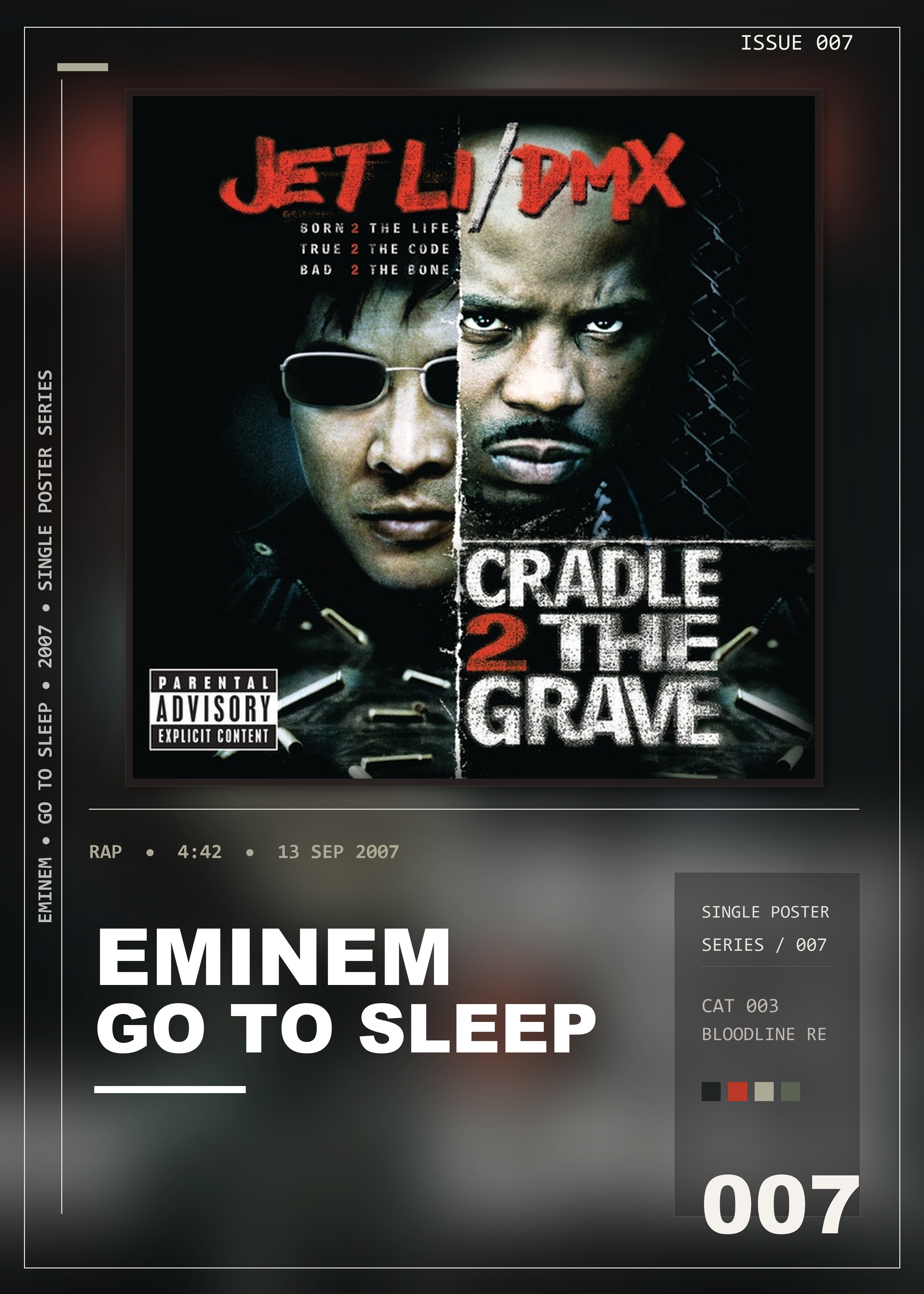 Music poster: Eminem - Go To Sleep
