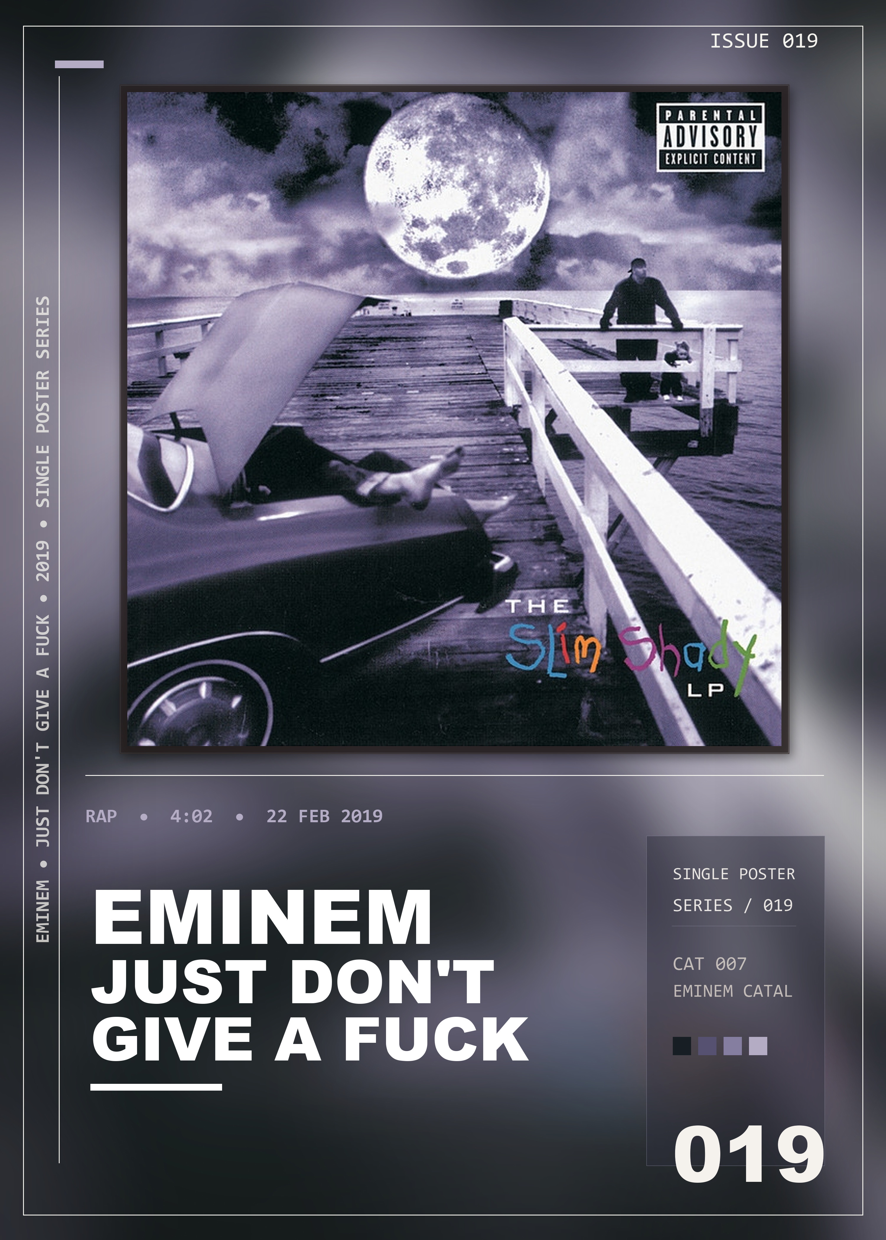 Music poster: Eminem - Just Dont Give A Fuck