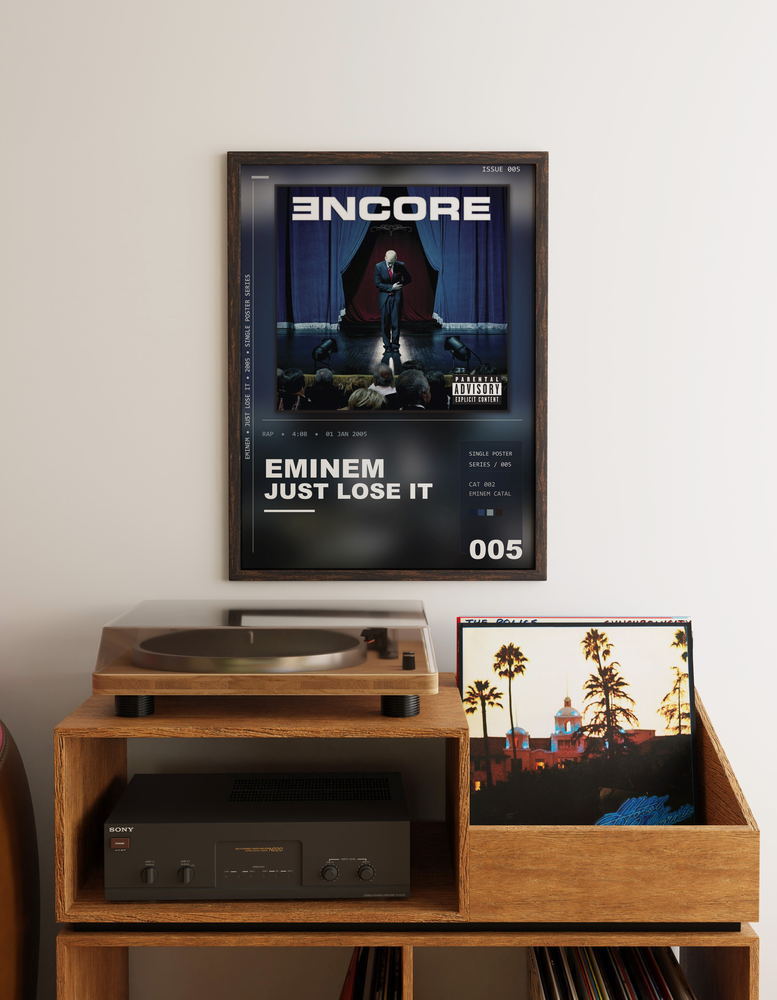 Music poster: Eminem - Just Lose It