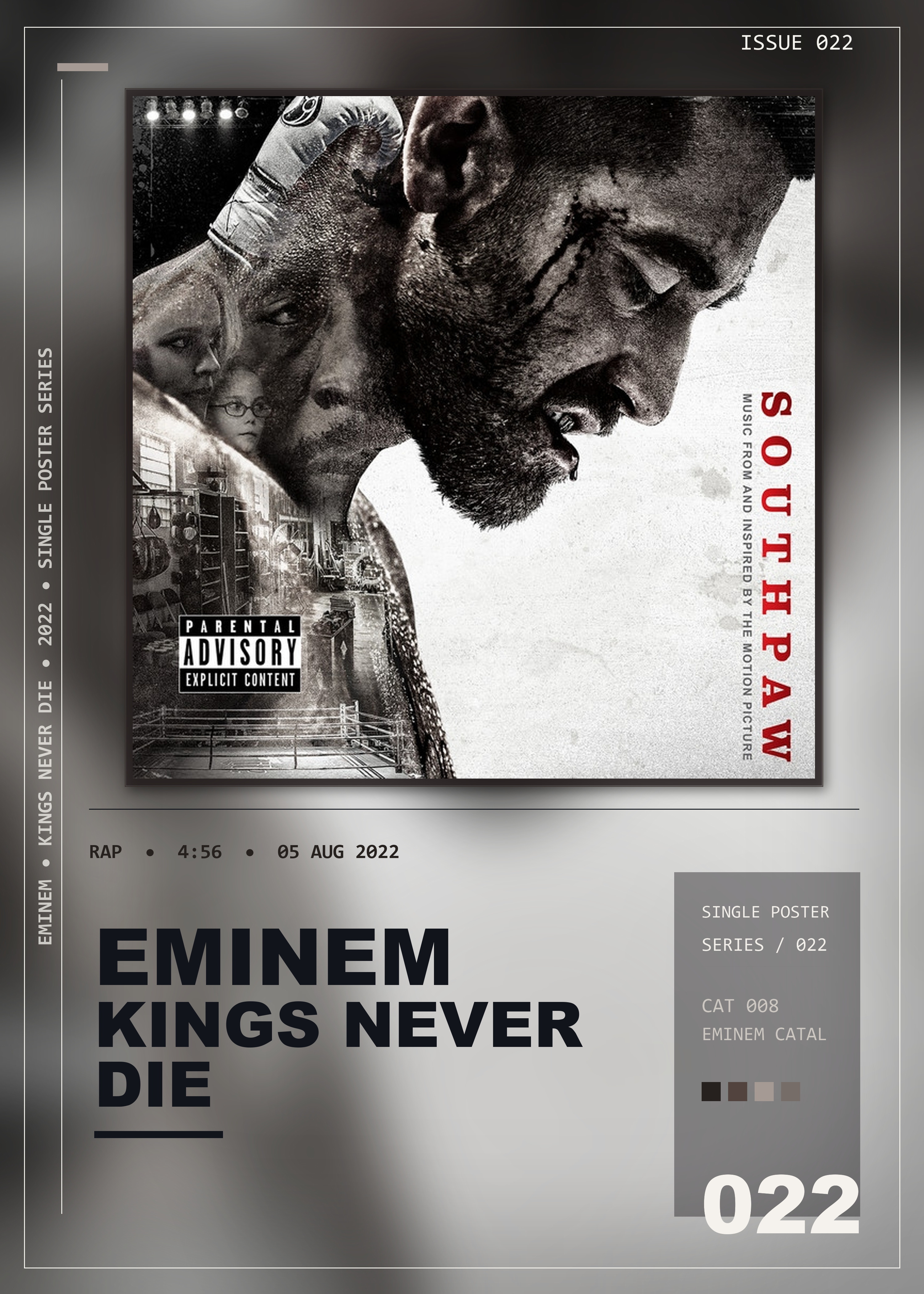 Music poster: Eminem - Kings Never Die