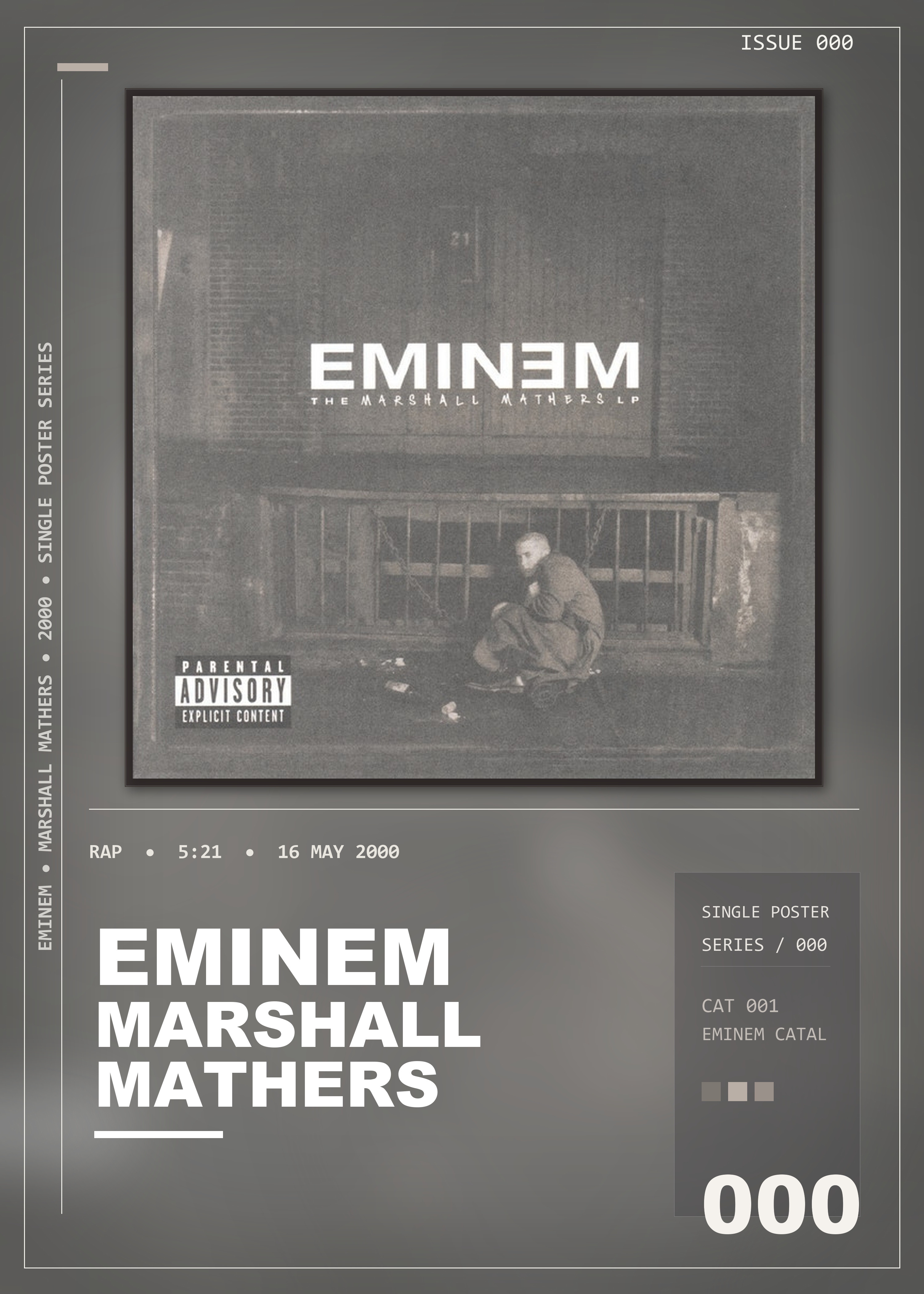 Music poster: Eminem - Marshall Mathers