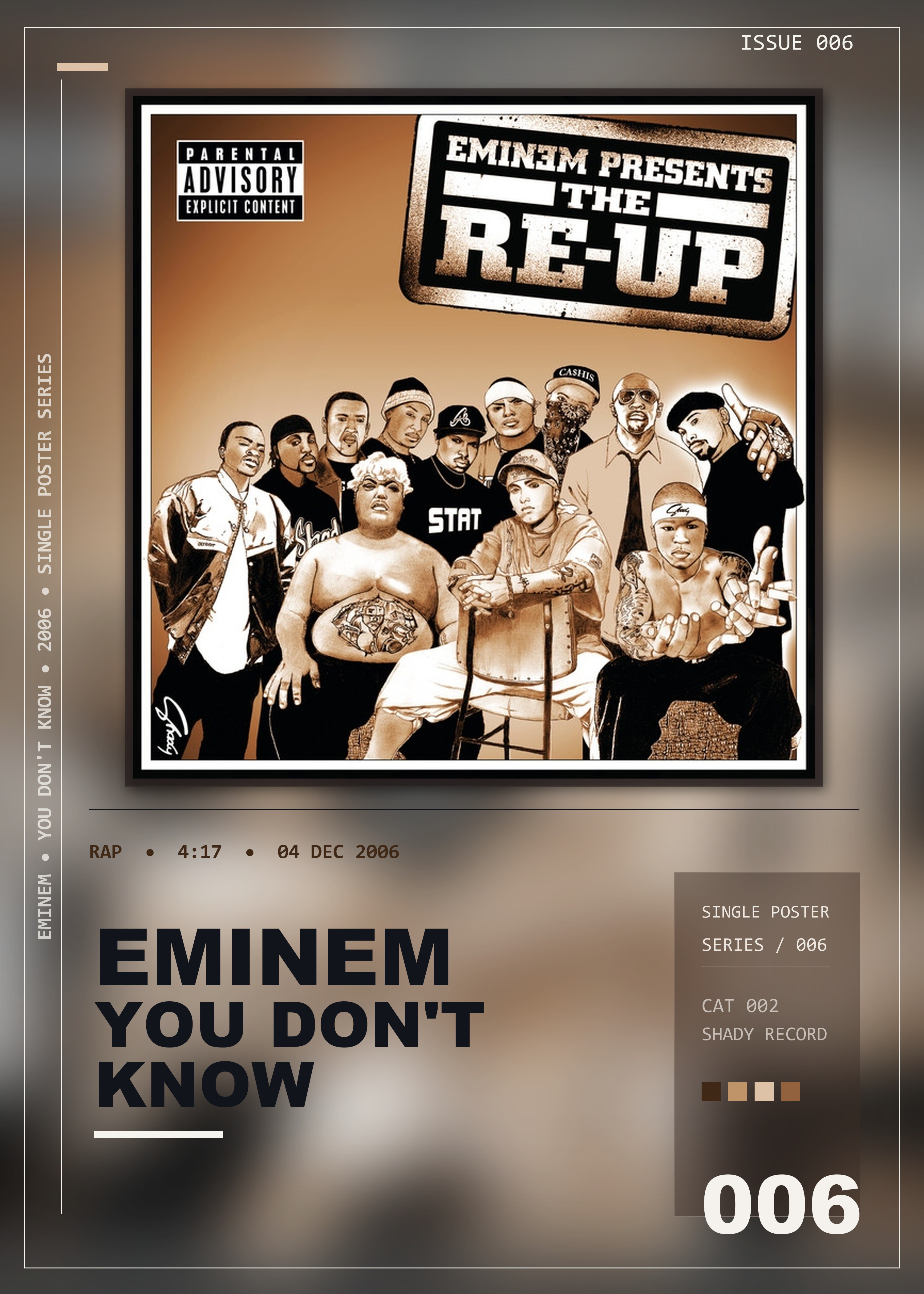 Music poster: Eminem - You Dont Know
