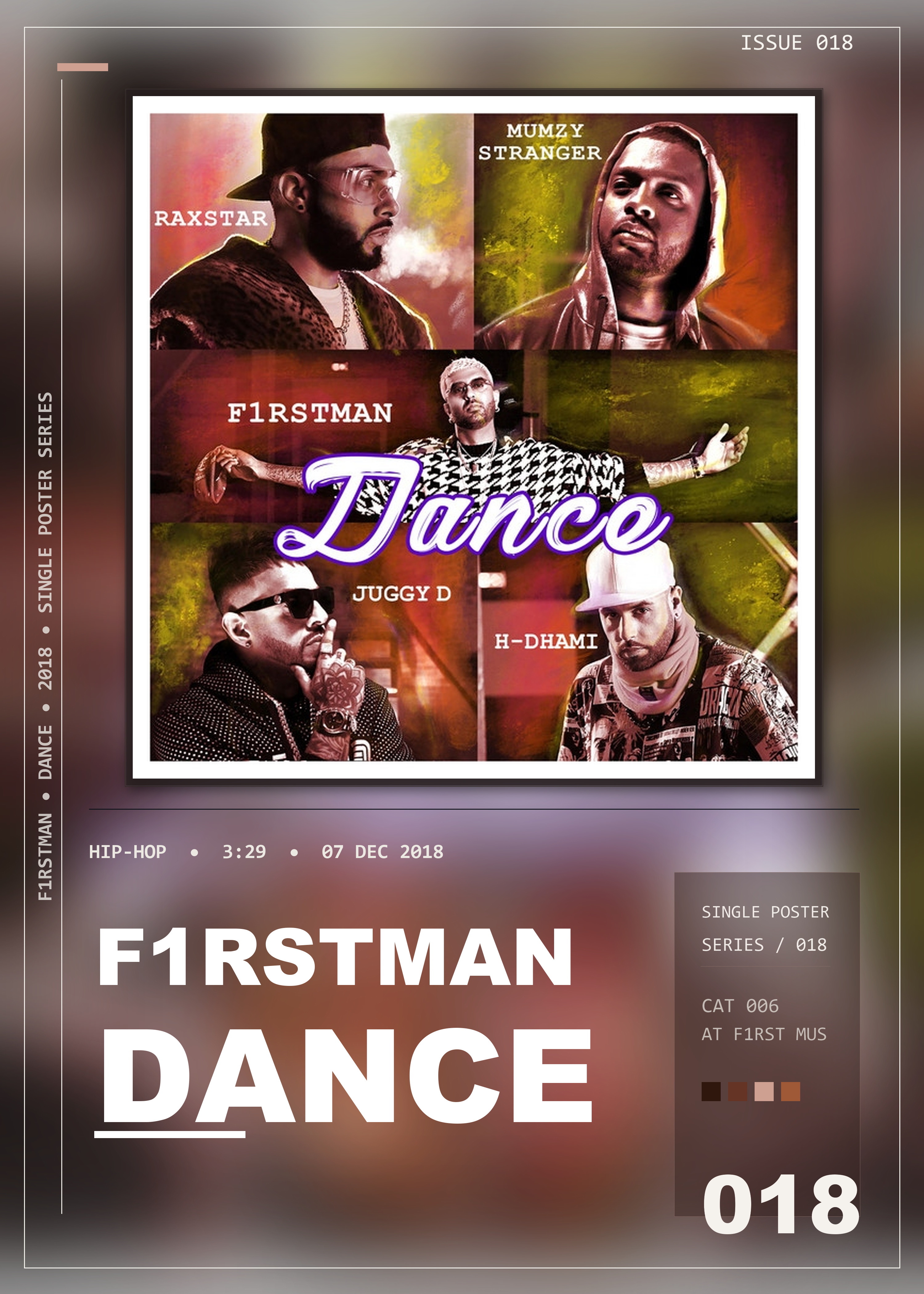 Music poster: F1rstman - Dance