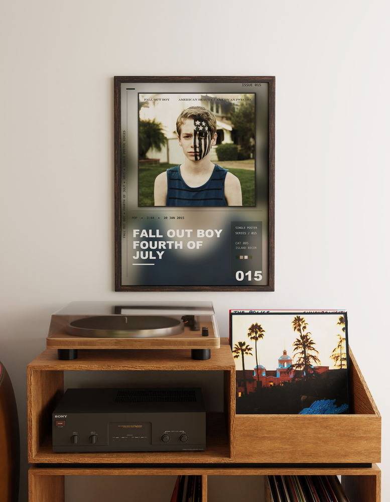 Music poster: Fall Out Boy - Fourth Of July
