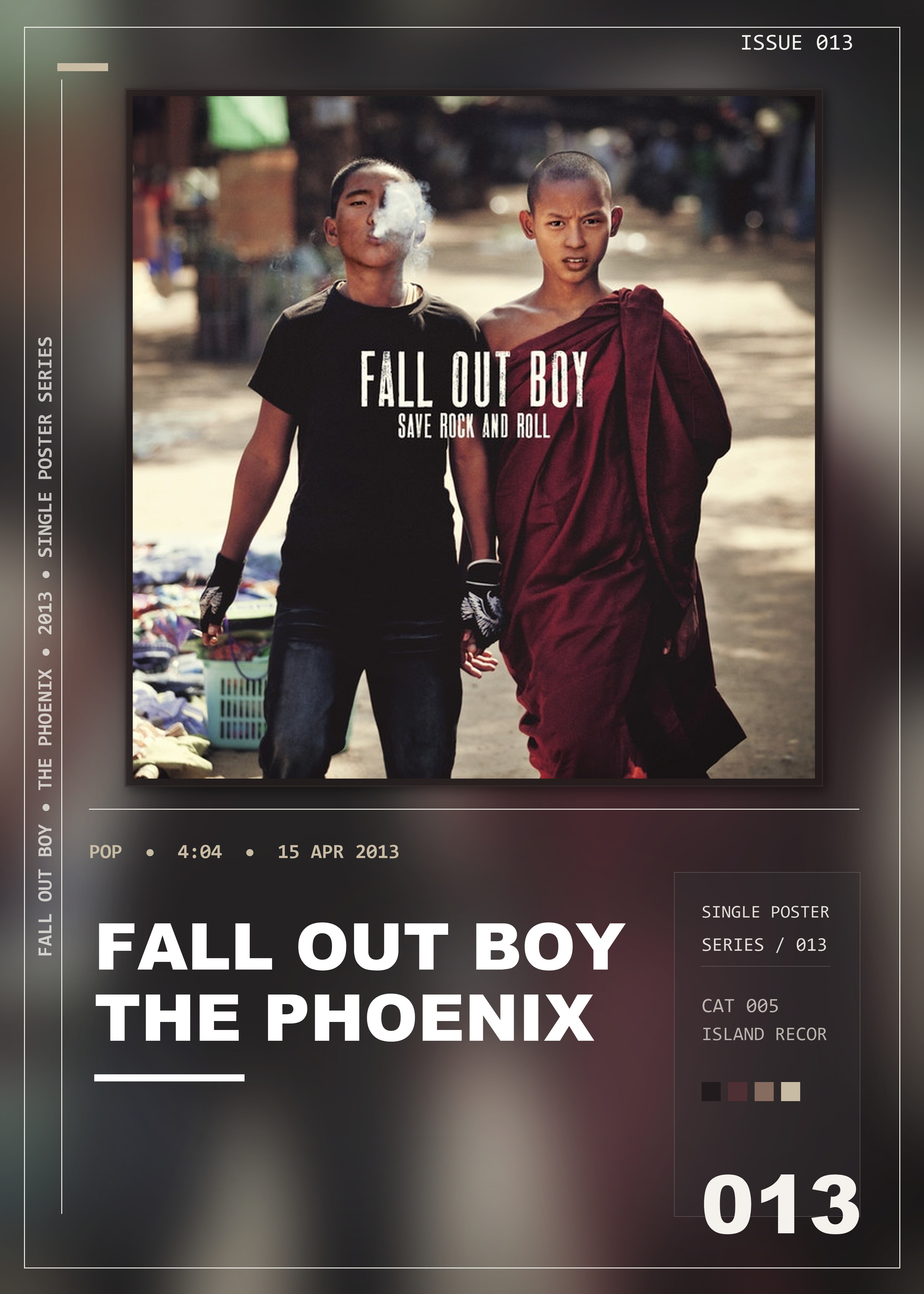 Music poster: Fall Out Boy - The Phoenix