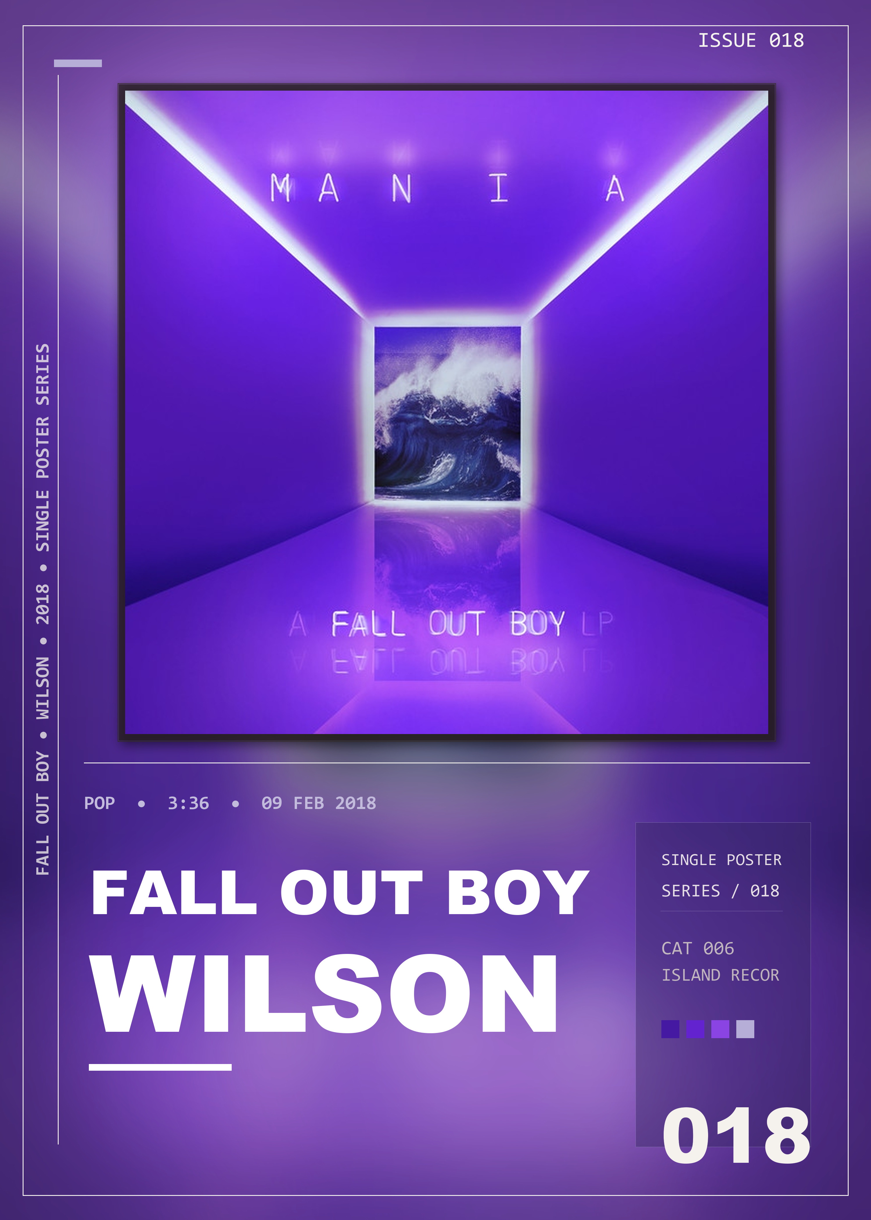 Music poster: Fall Out Boy - Wilson Expensive Mistakes