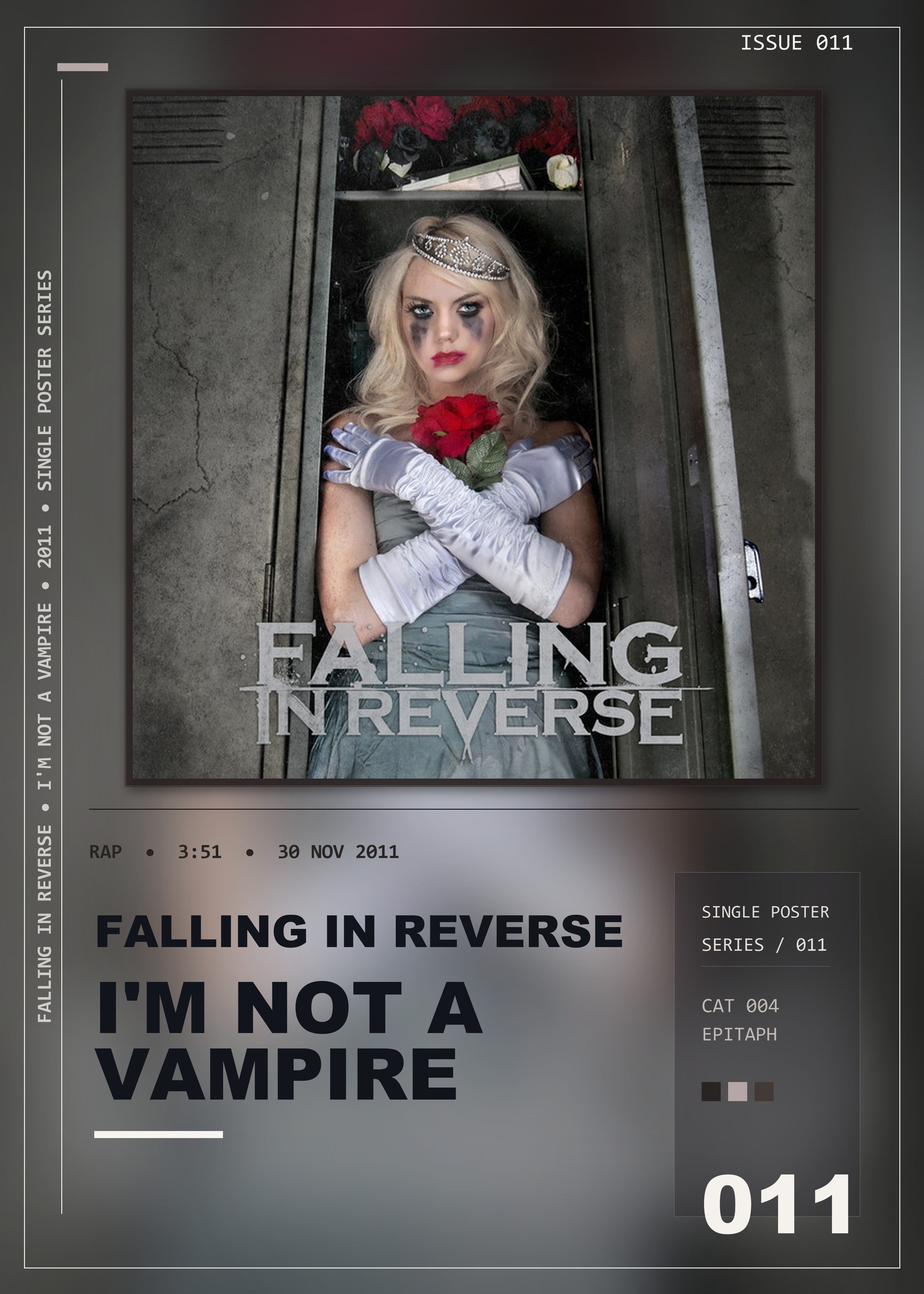 Music poster: Falling In Reverse - Im Not A Vampire