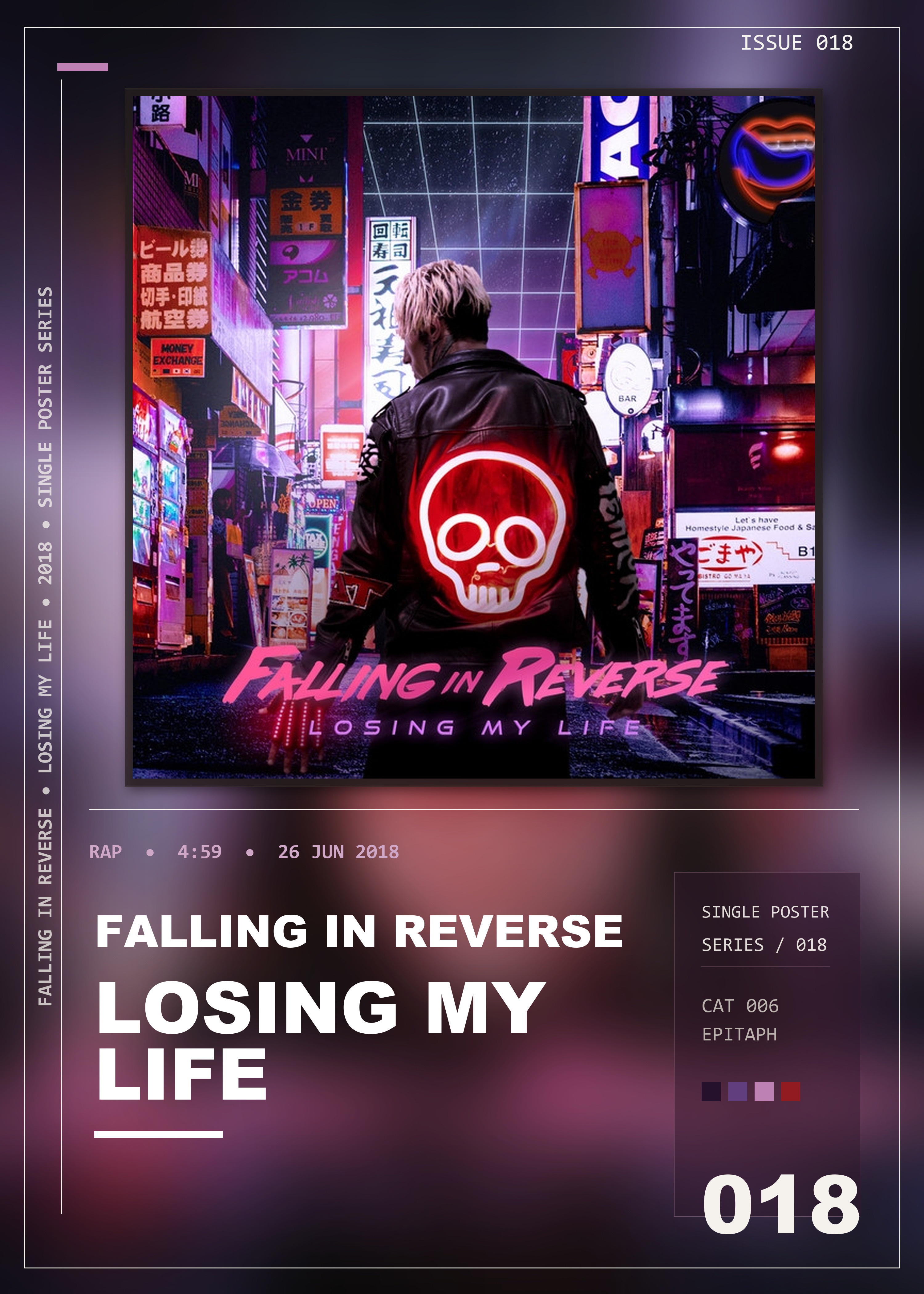 Music poster: Falling In Reverse - Losing My Life