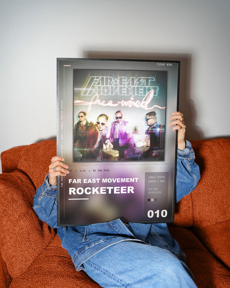 Music poster: Far East Movement - Rocketeer