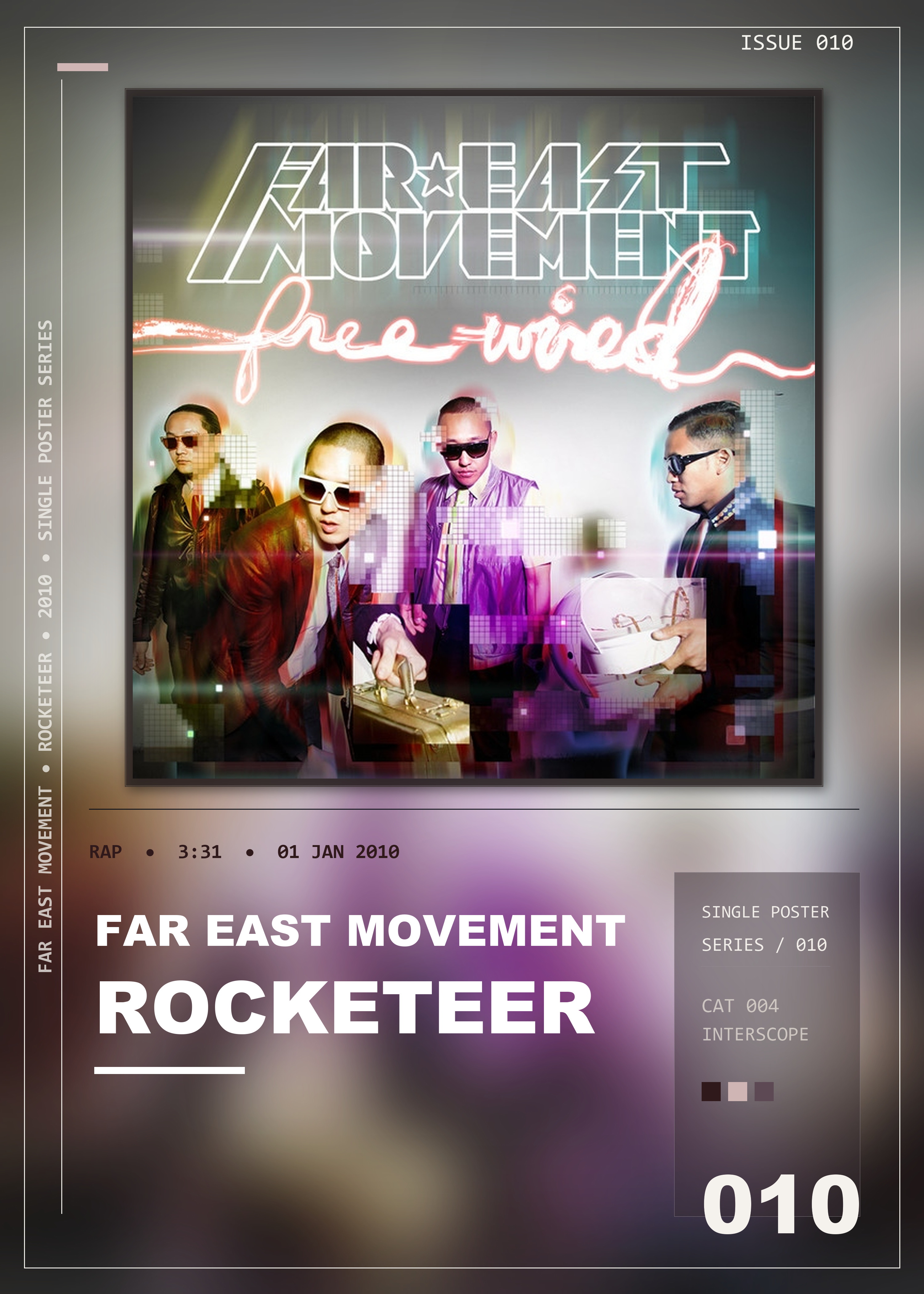 Music poster: Far East Movement - Rocketeer