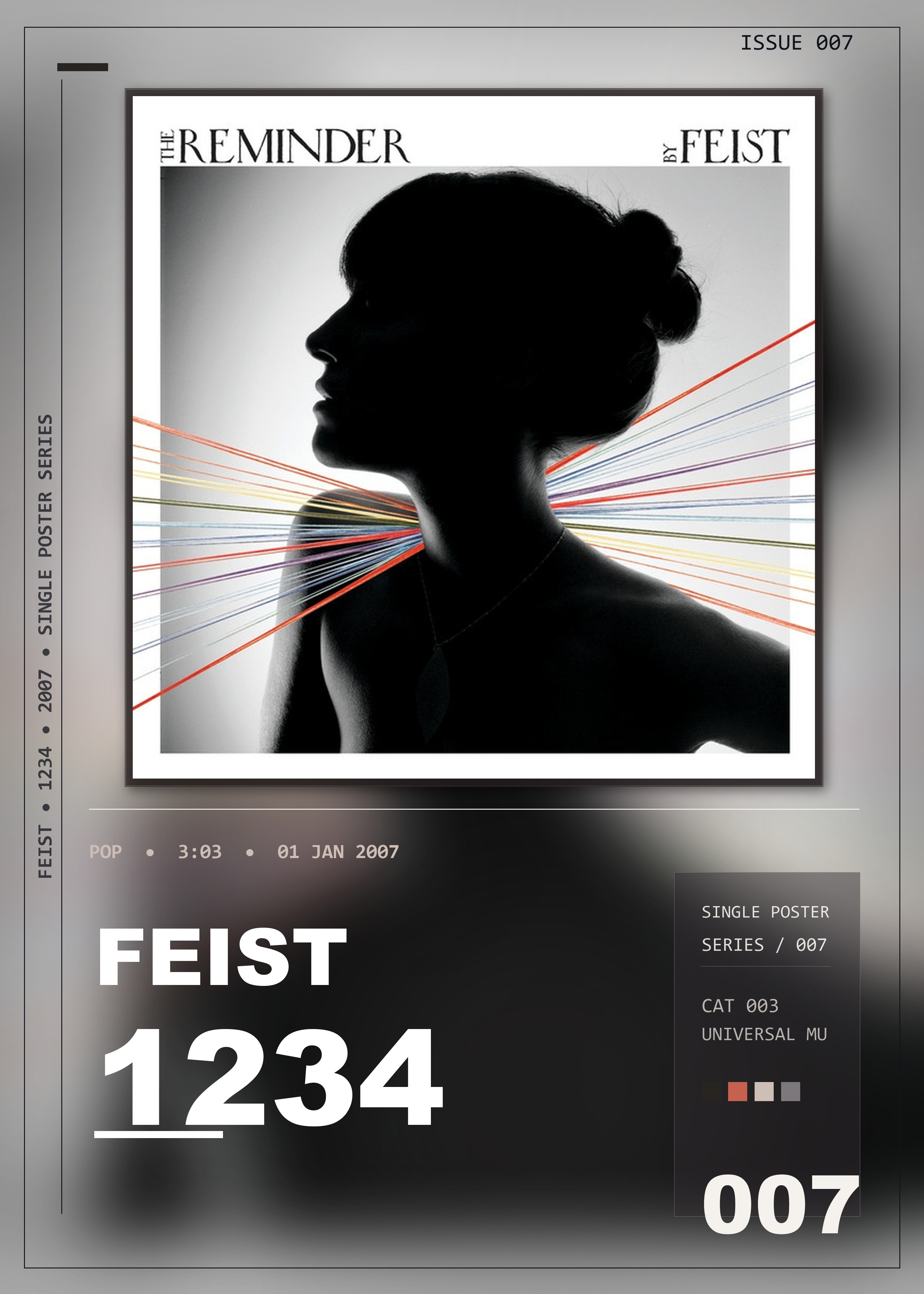 Music poster: Feist - 1234