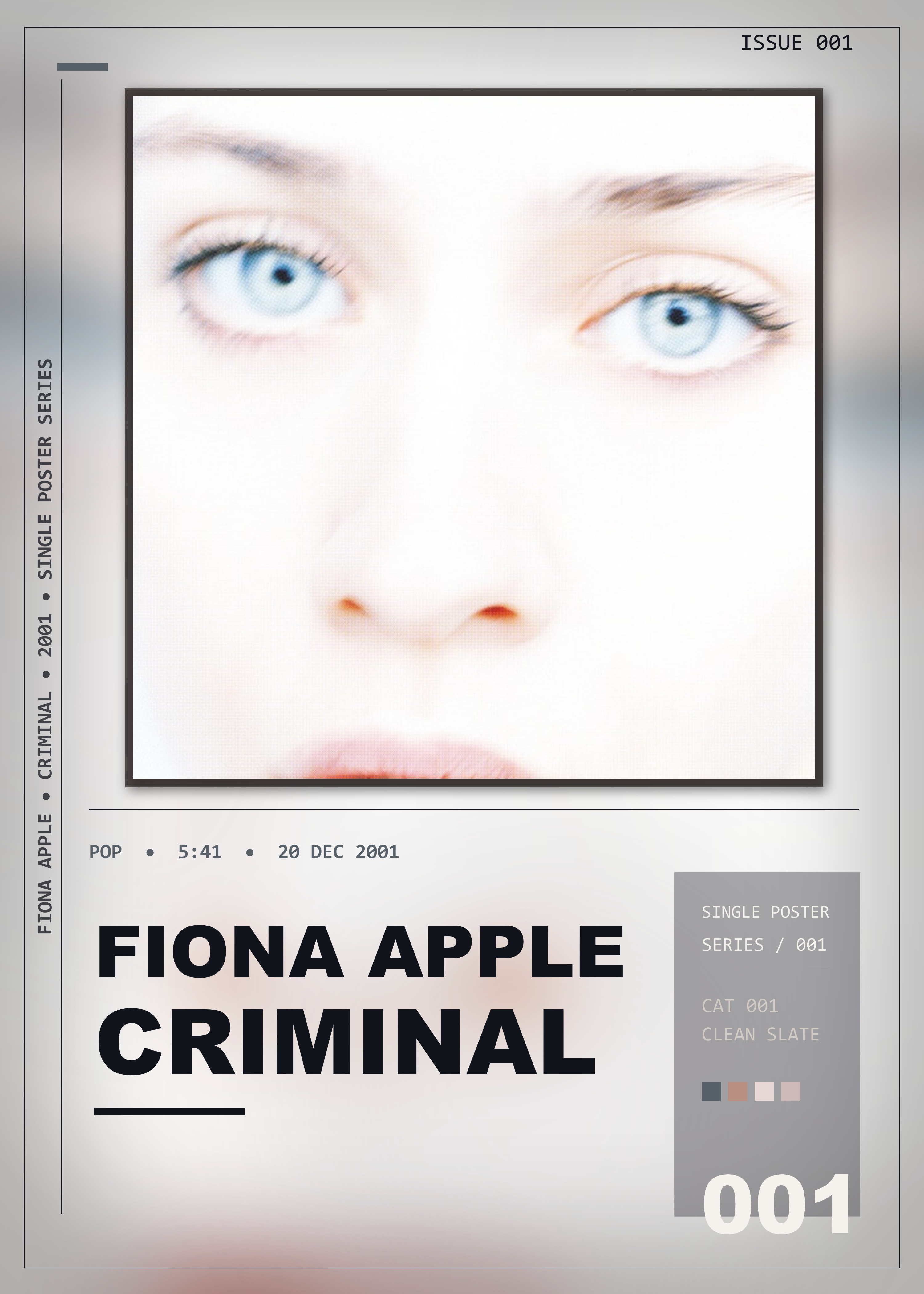 Music poster: Fiona Apple - Criminal