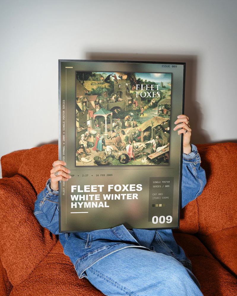 Music poster: Fleet Foxes - White Winter Hymnal