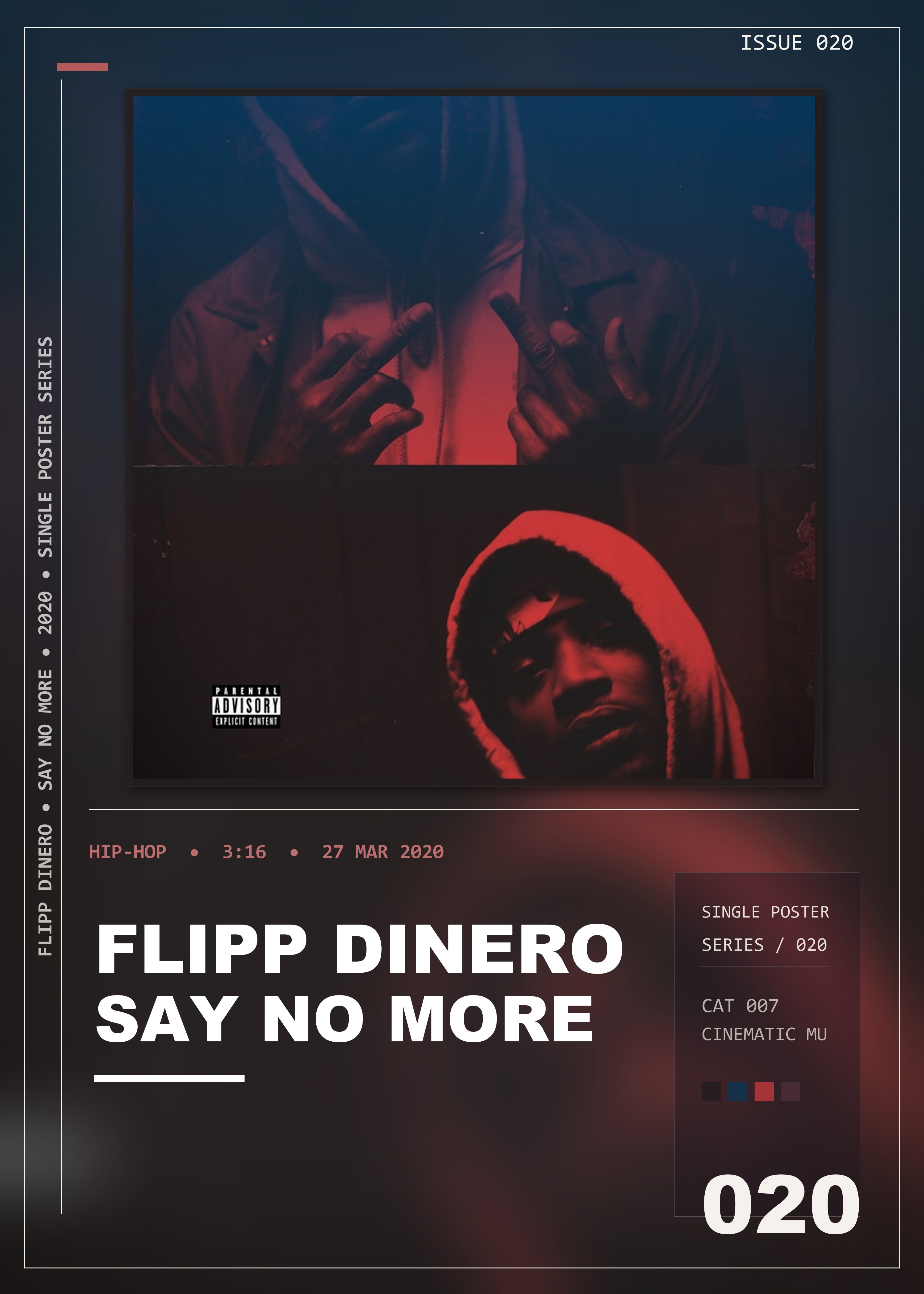 Music poster: Flipp Dinero - Say No More