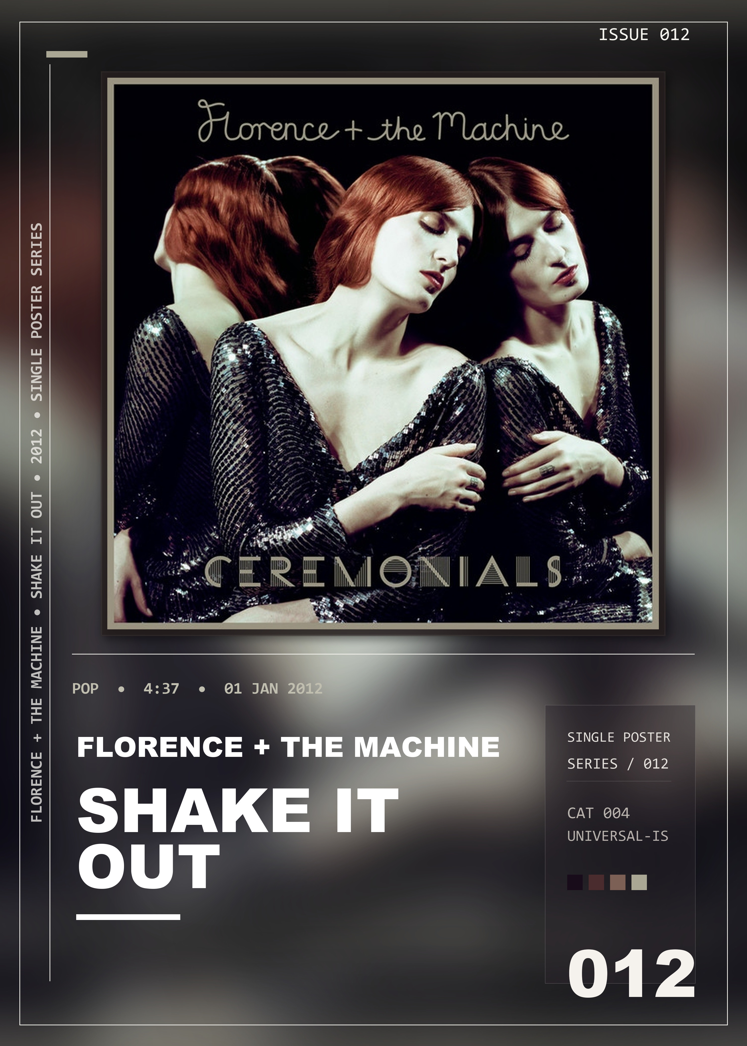 Music poster: Florence The Machine - Shake It Out