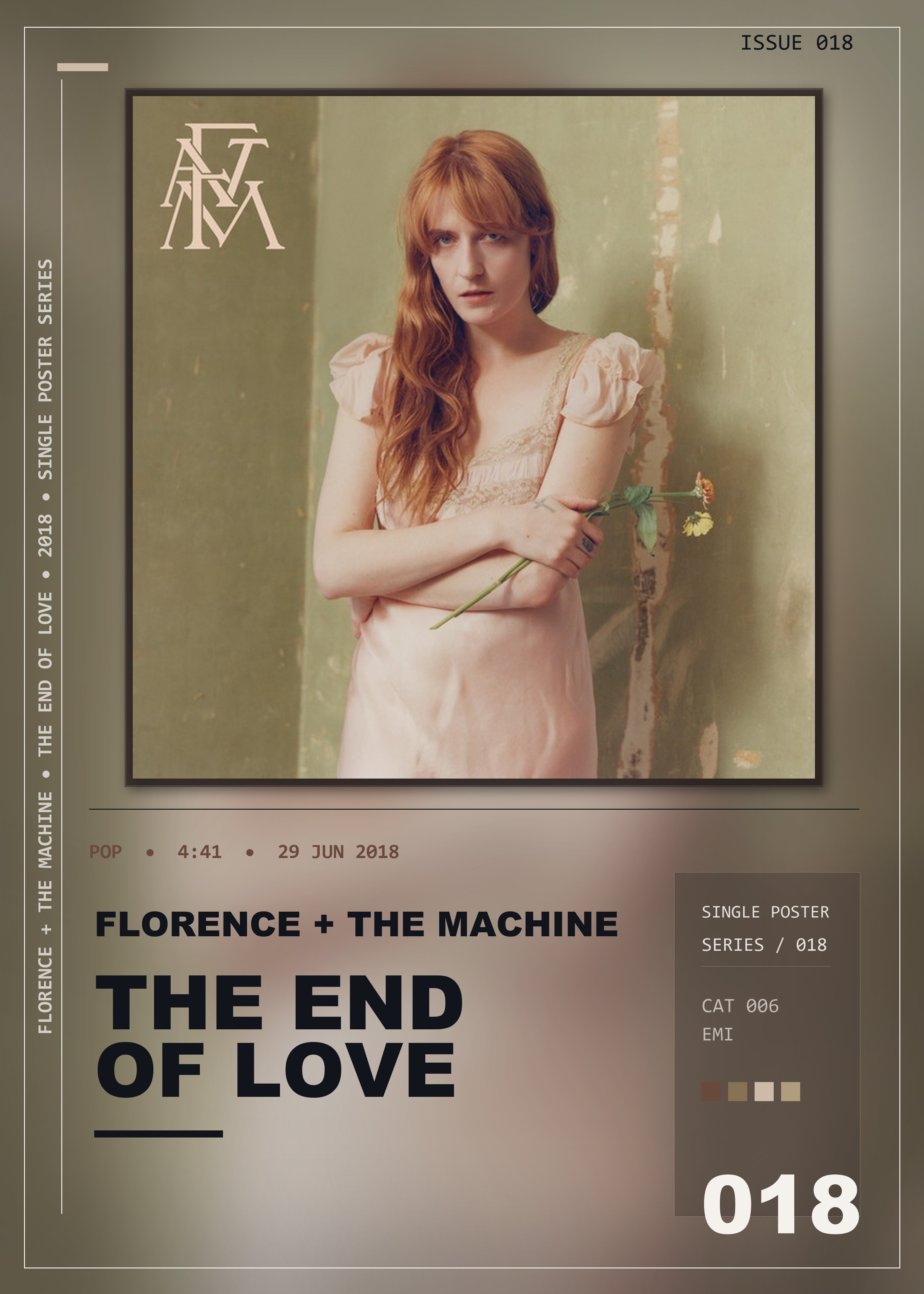 Music poster: Florence The Machine - The End Of Love