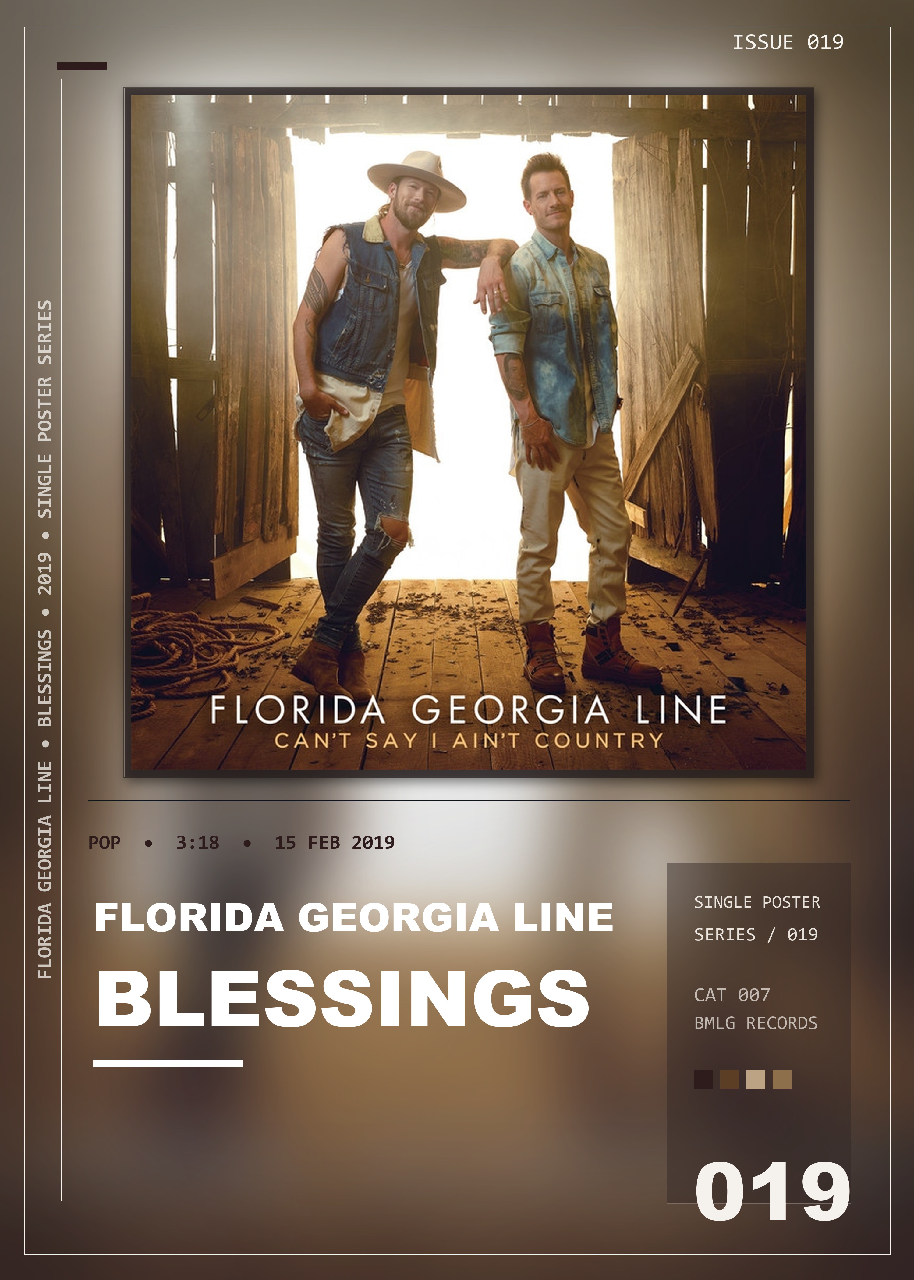Music poster: Florida Georgia Line - Blessings