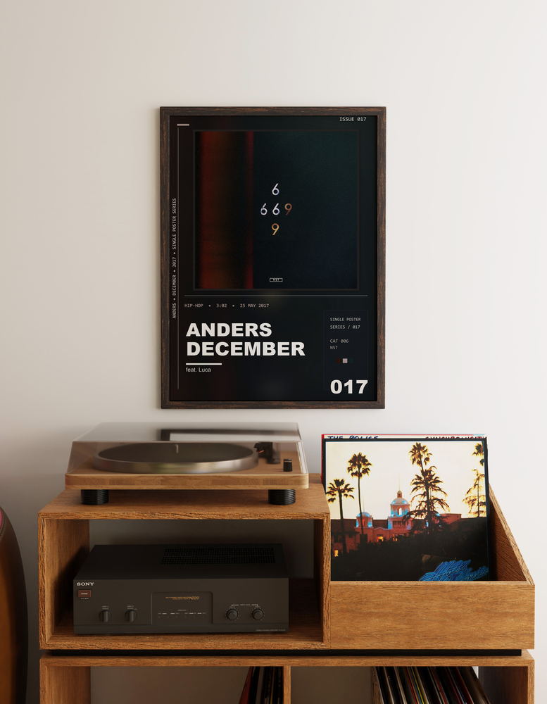 Music poster: anders - December feat Luca