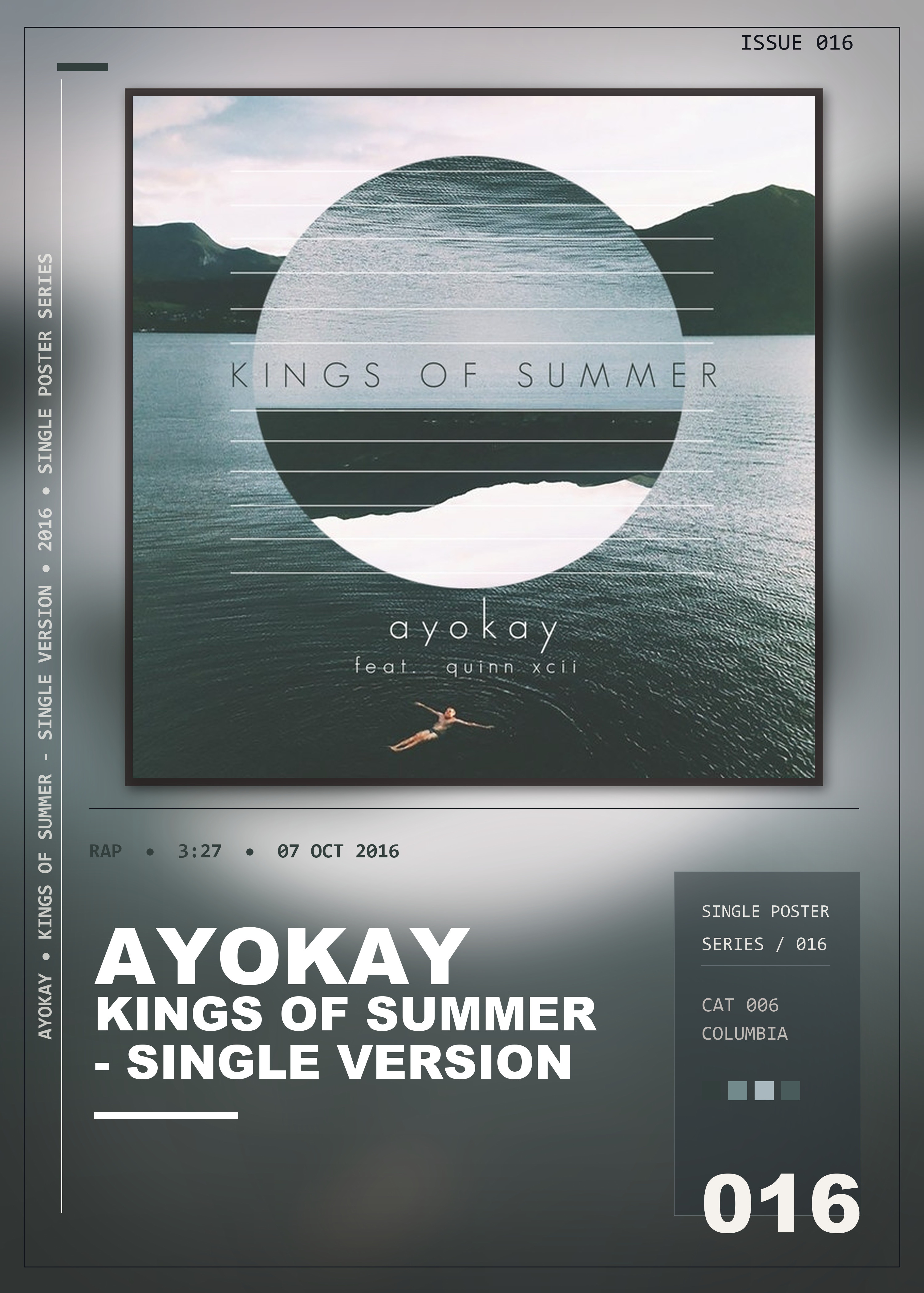 Music poster: ayokay - Kings of Summer - Single Version