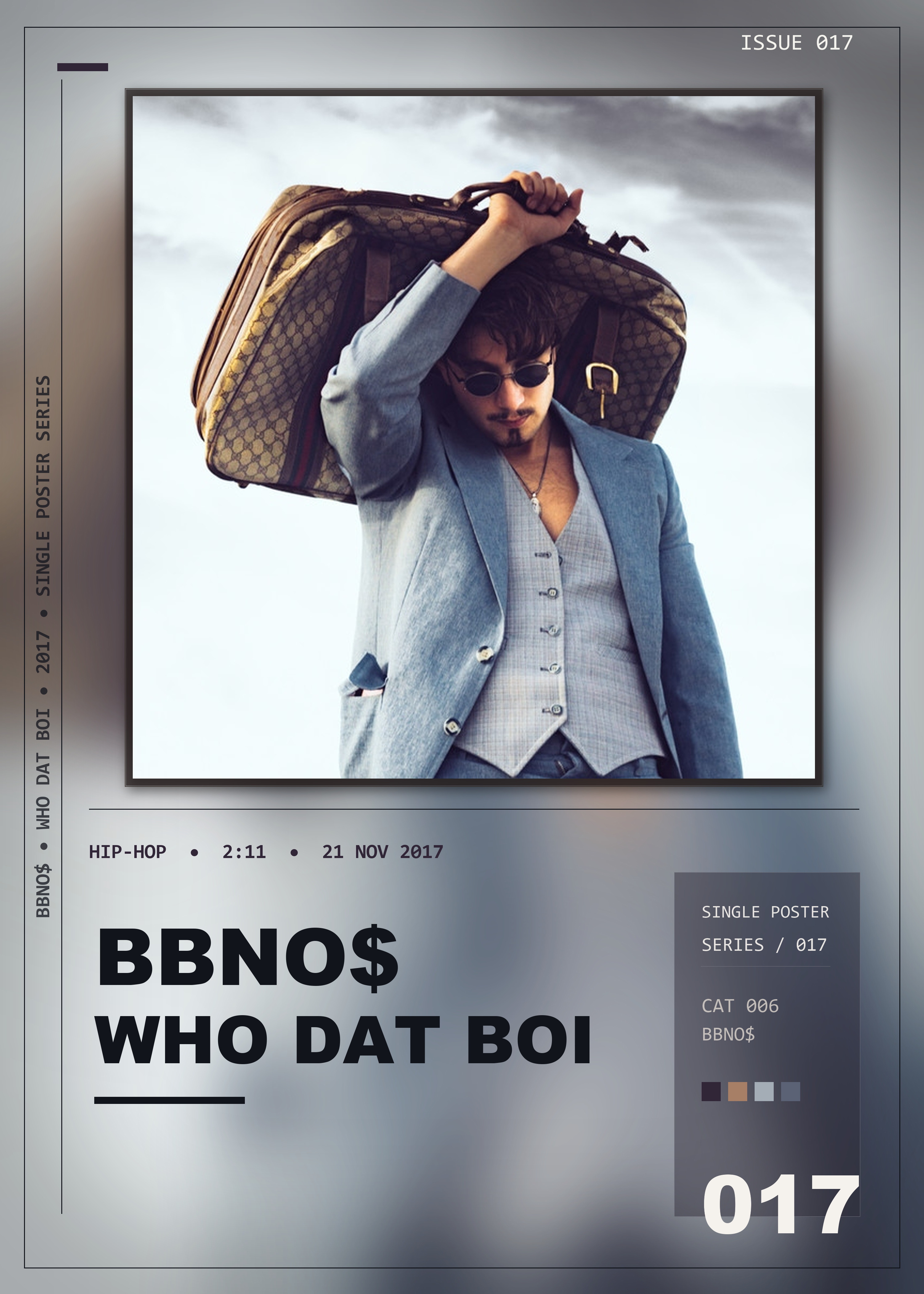 Music poster: bbno - who dat boi