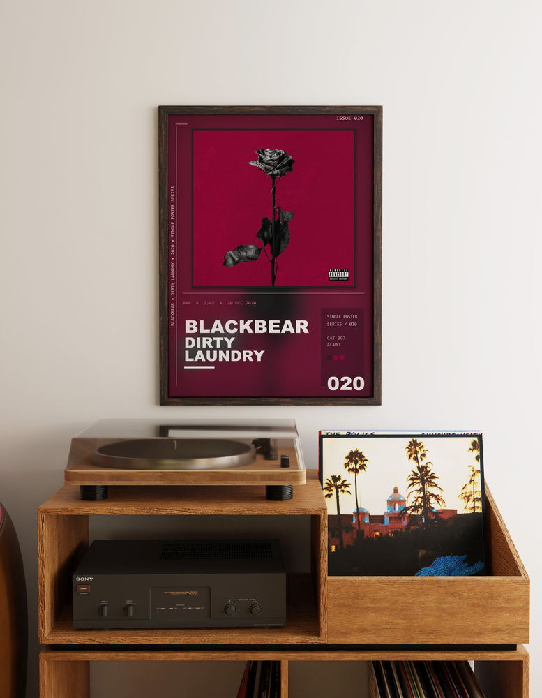 Music poster: blackbear - Dirty Laundry