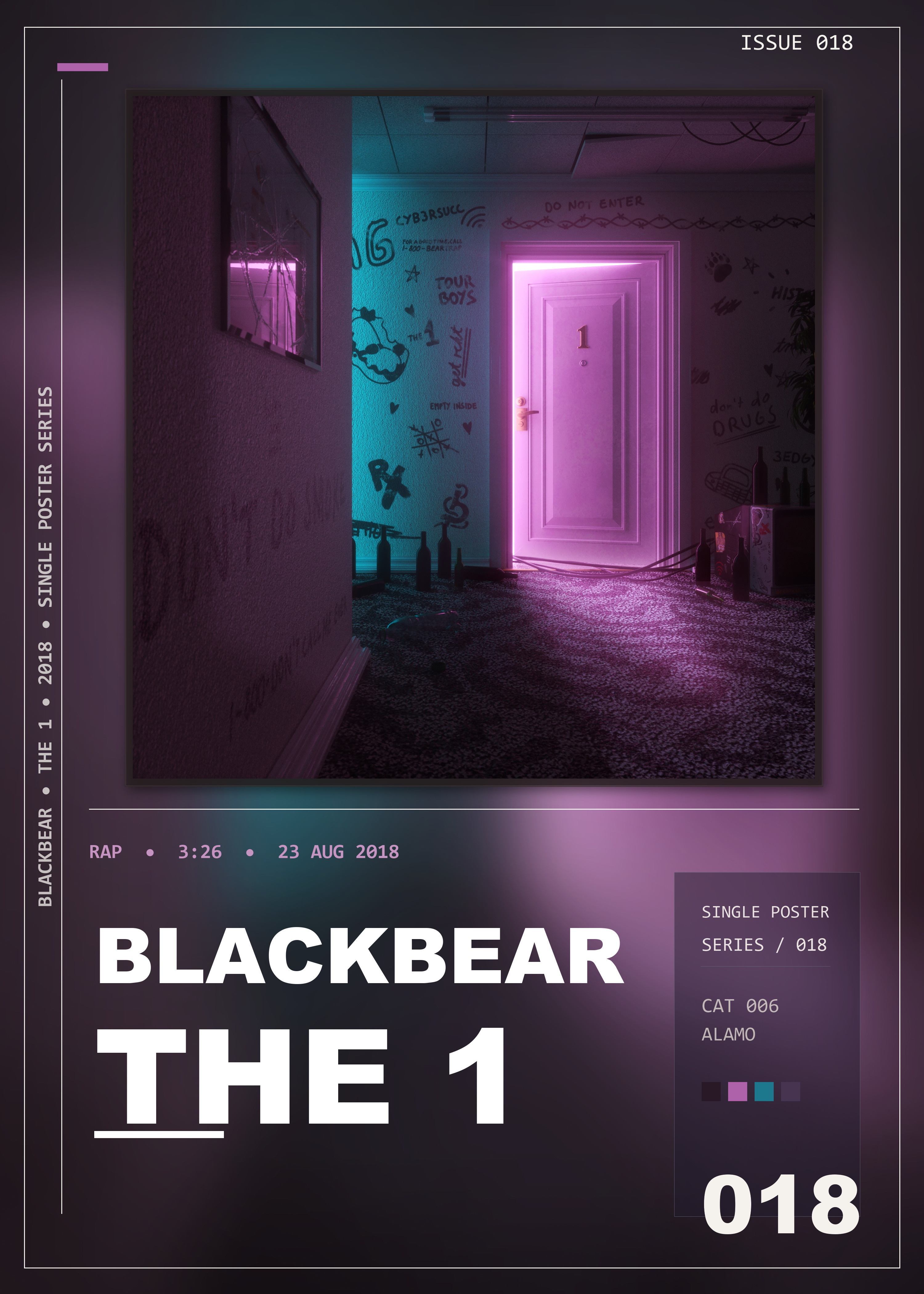 Music poster: blackbear - the 1