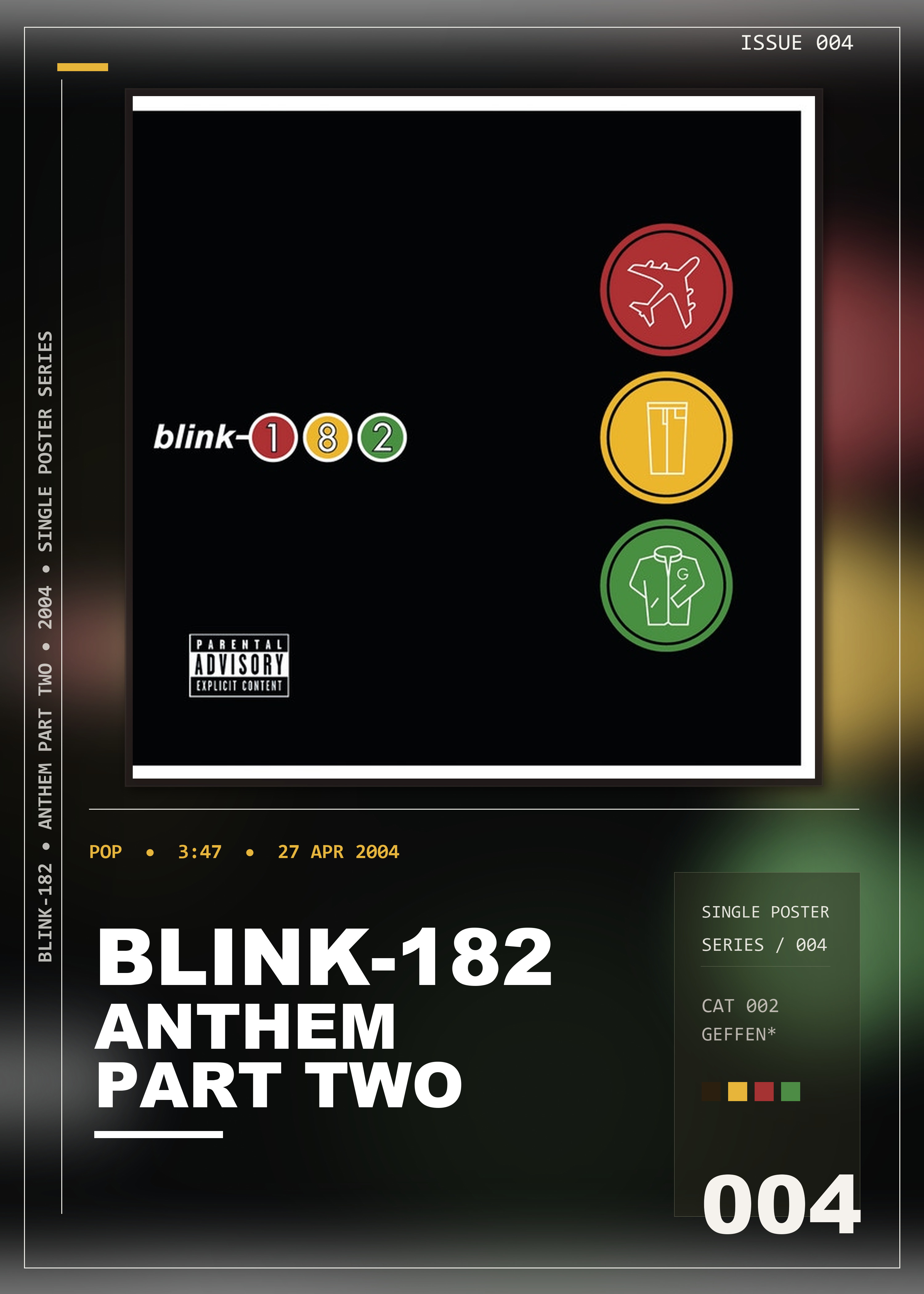 Music poster: blink-182 - Anthem Part Two