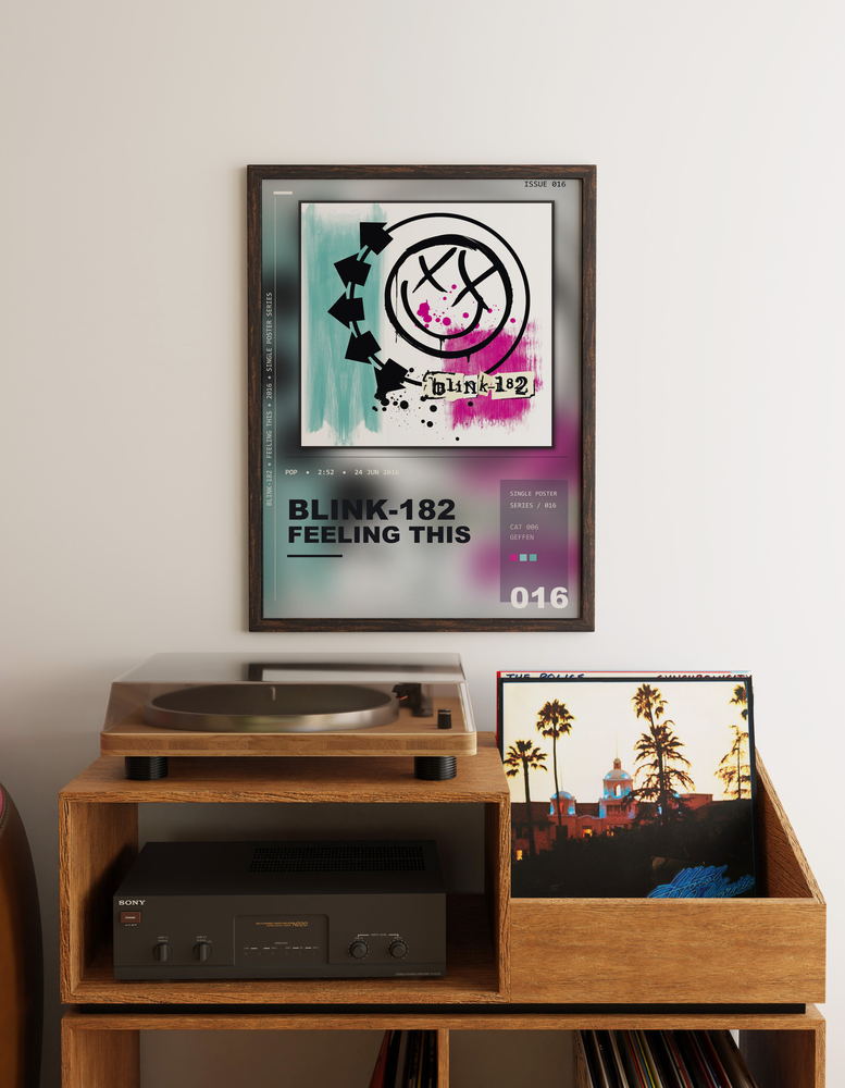 Music poster: blink-182 - Feeling This