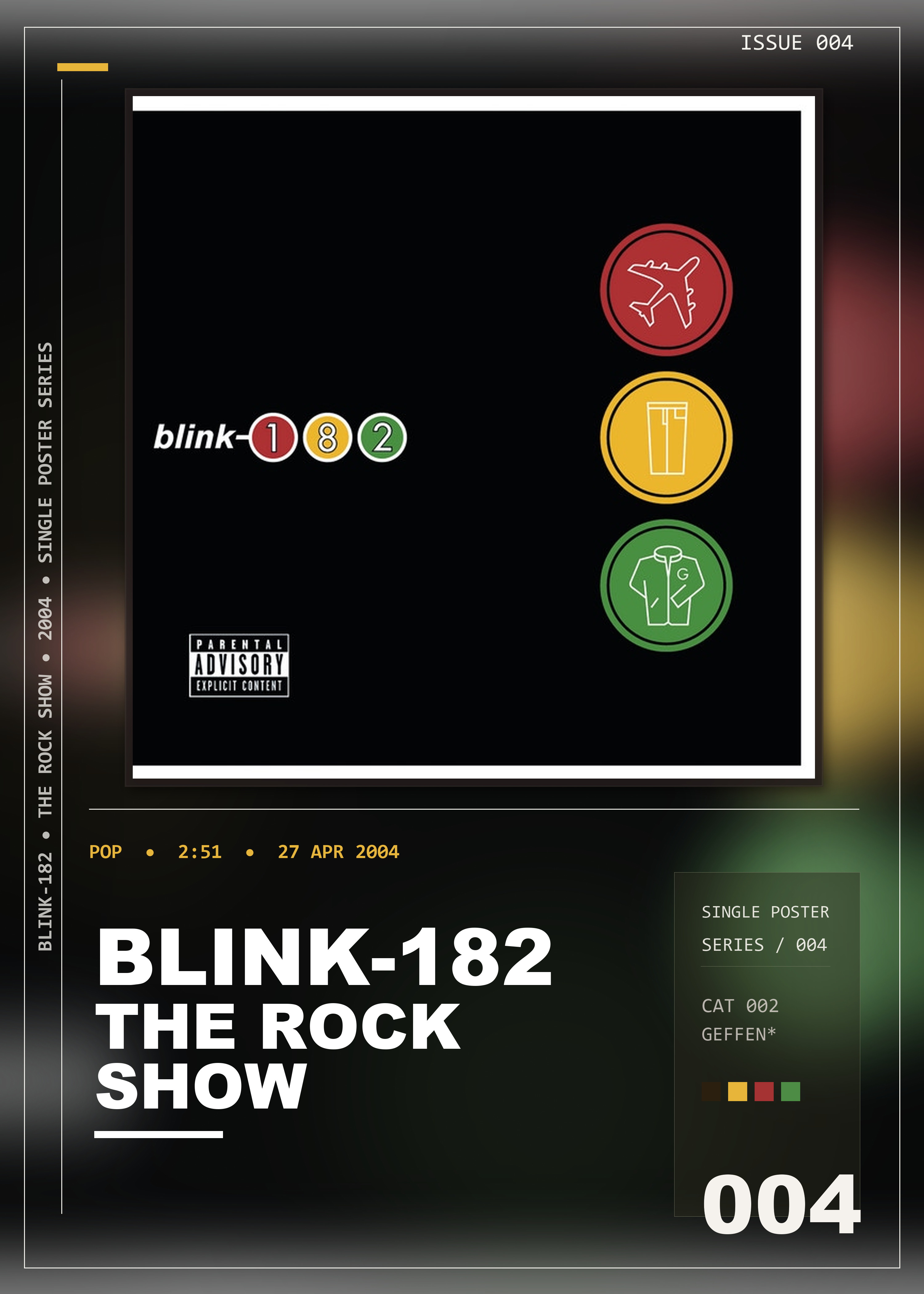 Music poster: blink-182 - The Rock Show