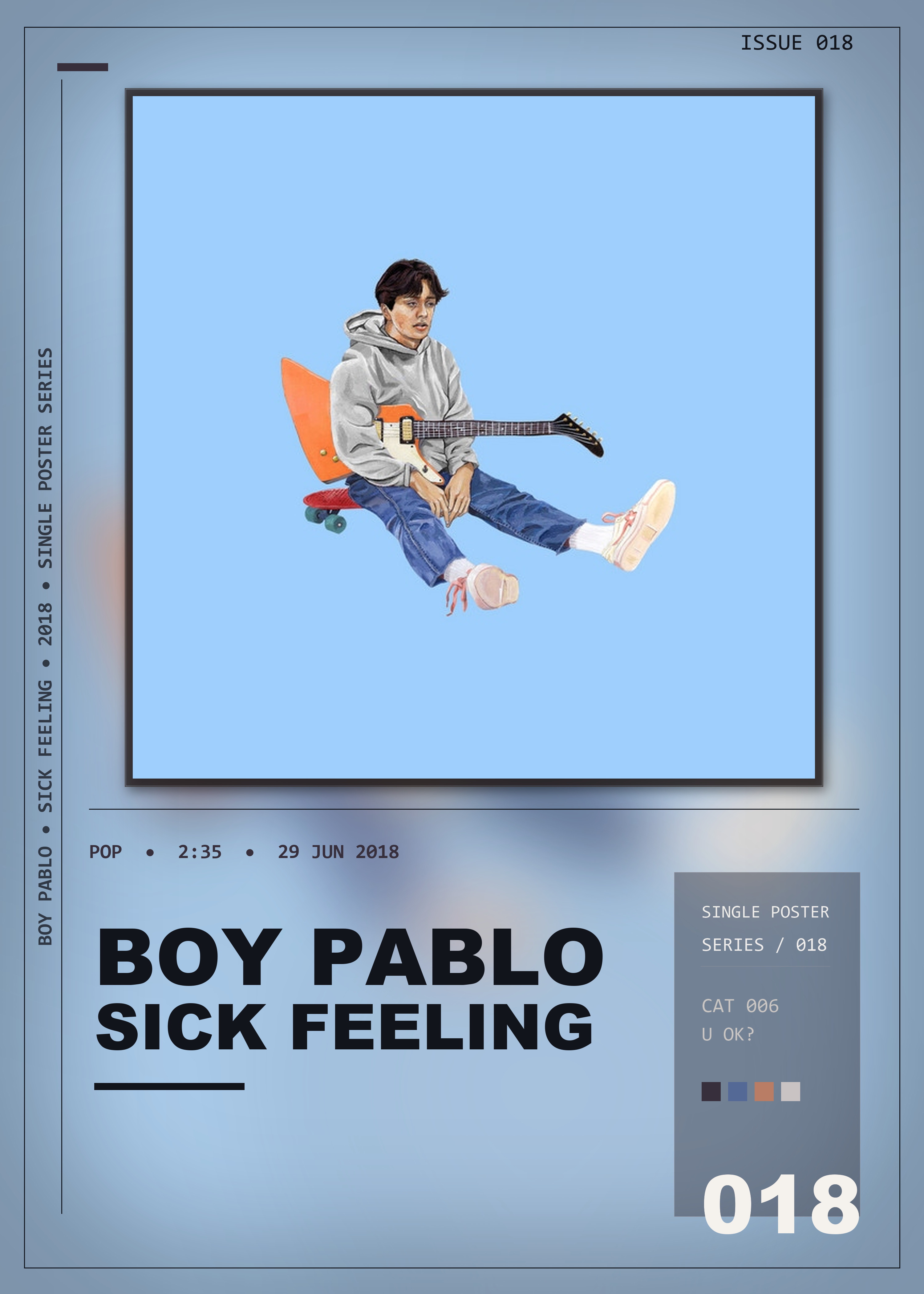 Music poster: boy pablo - Sick Feeling