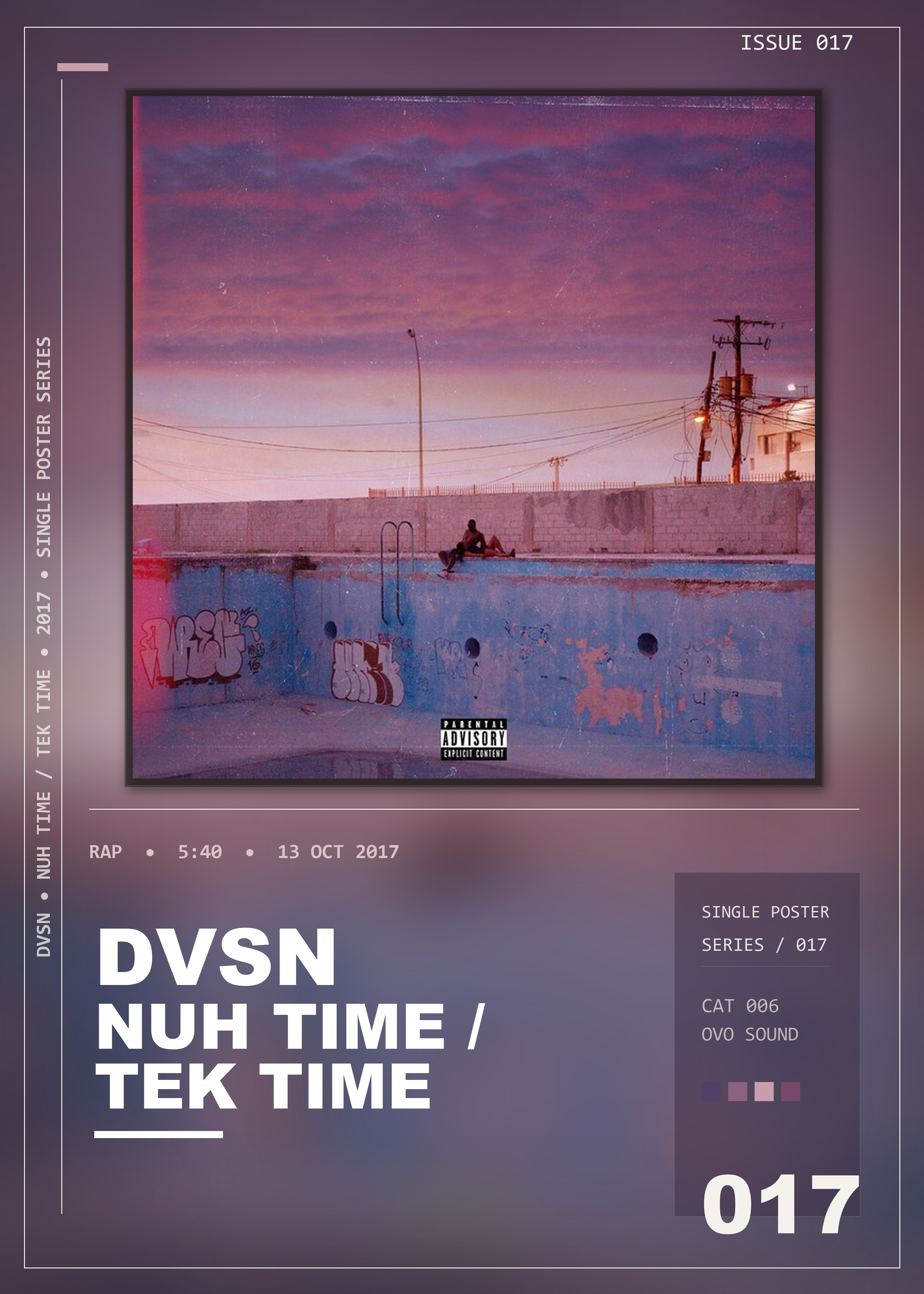 Music poster: dvsn - Nuh Time Tek Time